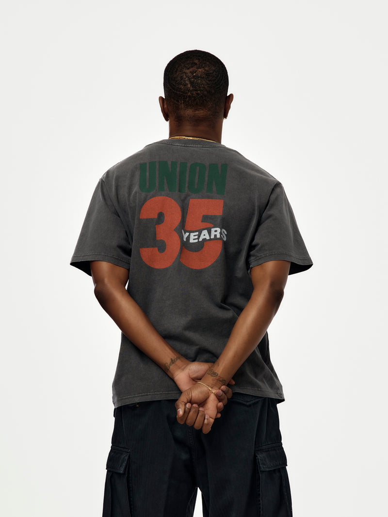 UNION 35th S/S TEE (VINTAGE BLACK)