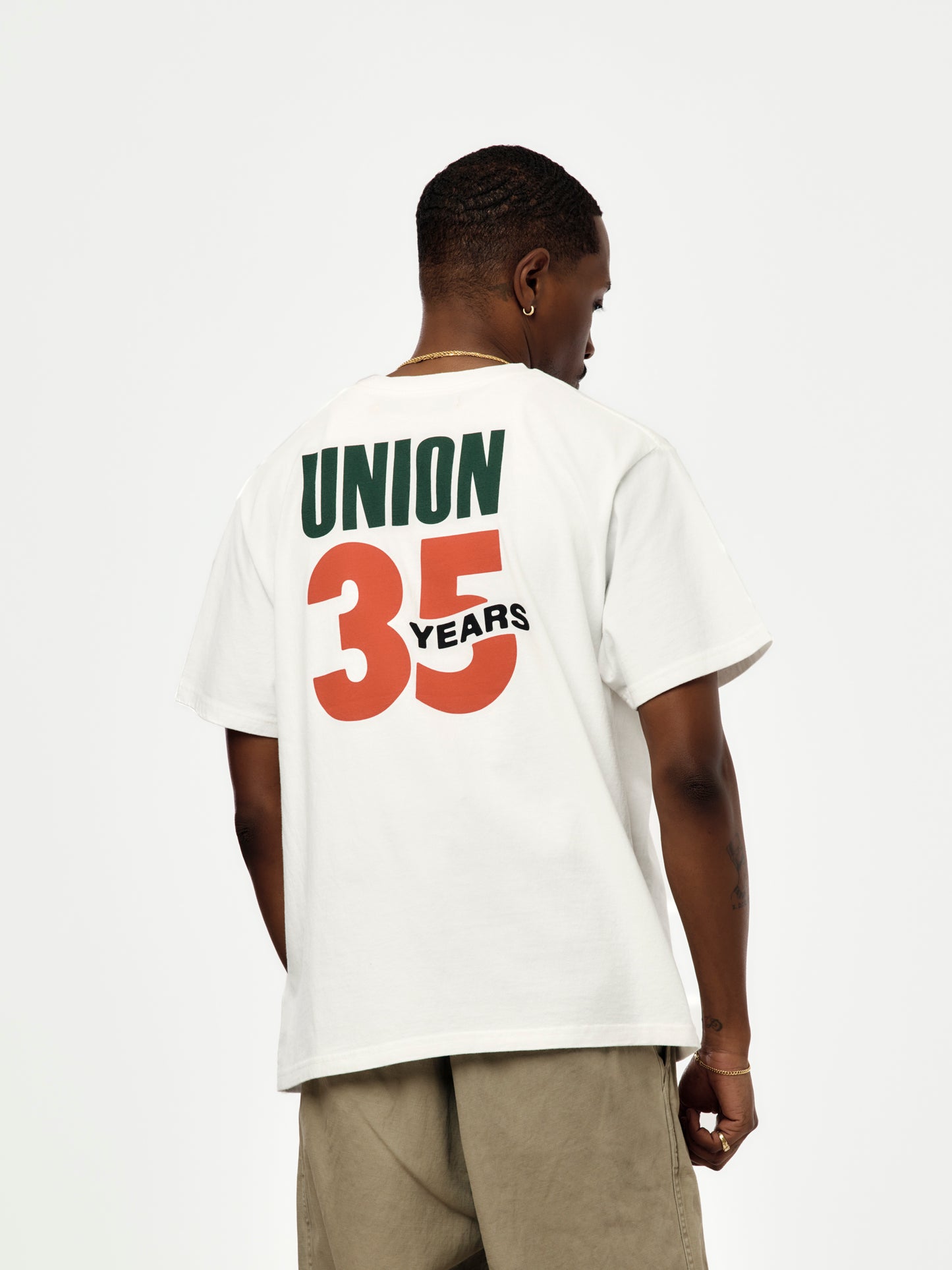 UNION 35th S/S TEE (VINTAGE WHITE)