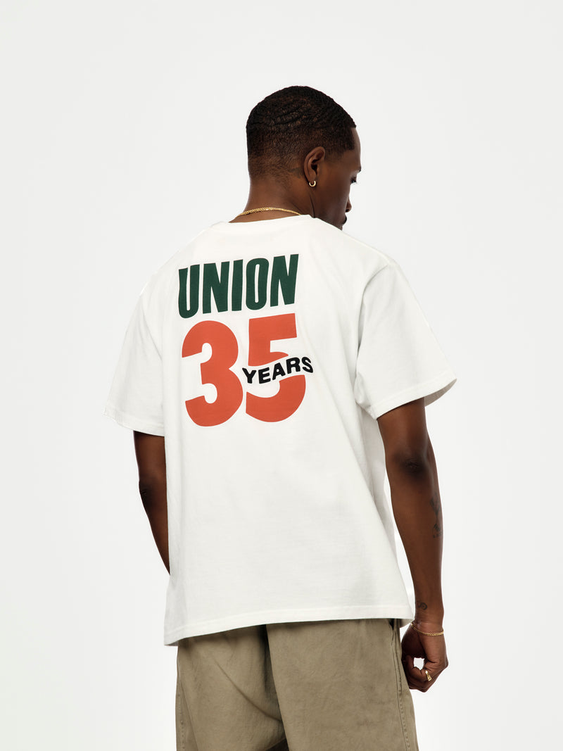 UNION 35th S/S TEE (VINTAGE WHITE)