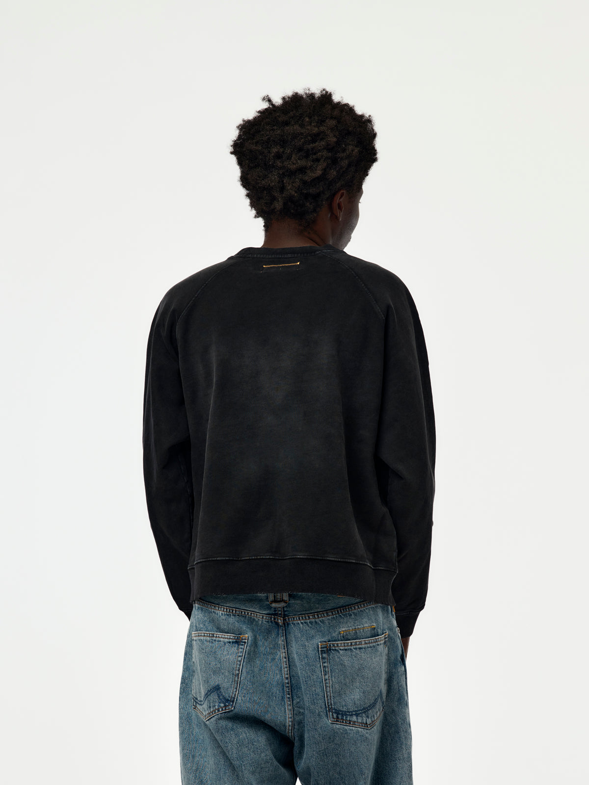 Union Los Angeles Faded Crew Sweatshirt (Black)