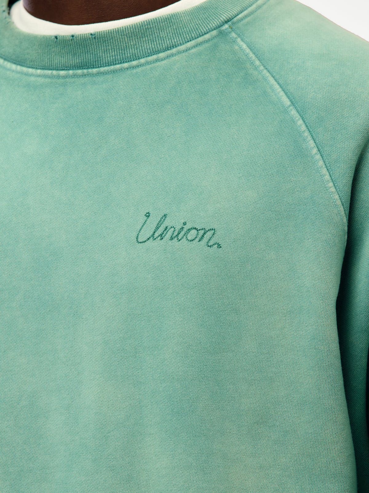Union Los Angeles Faded Crew Sweatshirt (Green)