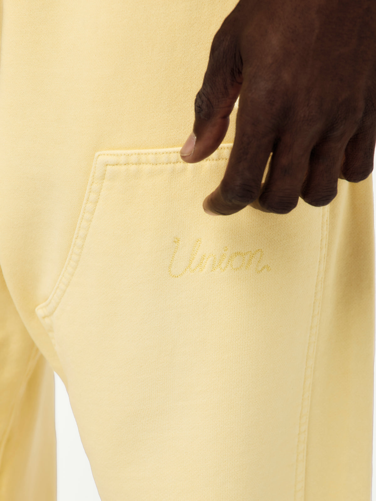 Union Los Angeles Faded Sweat Pants (Yellow)