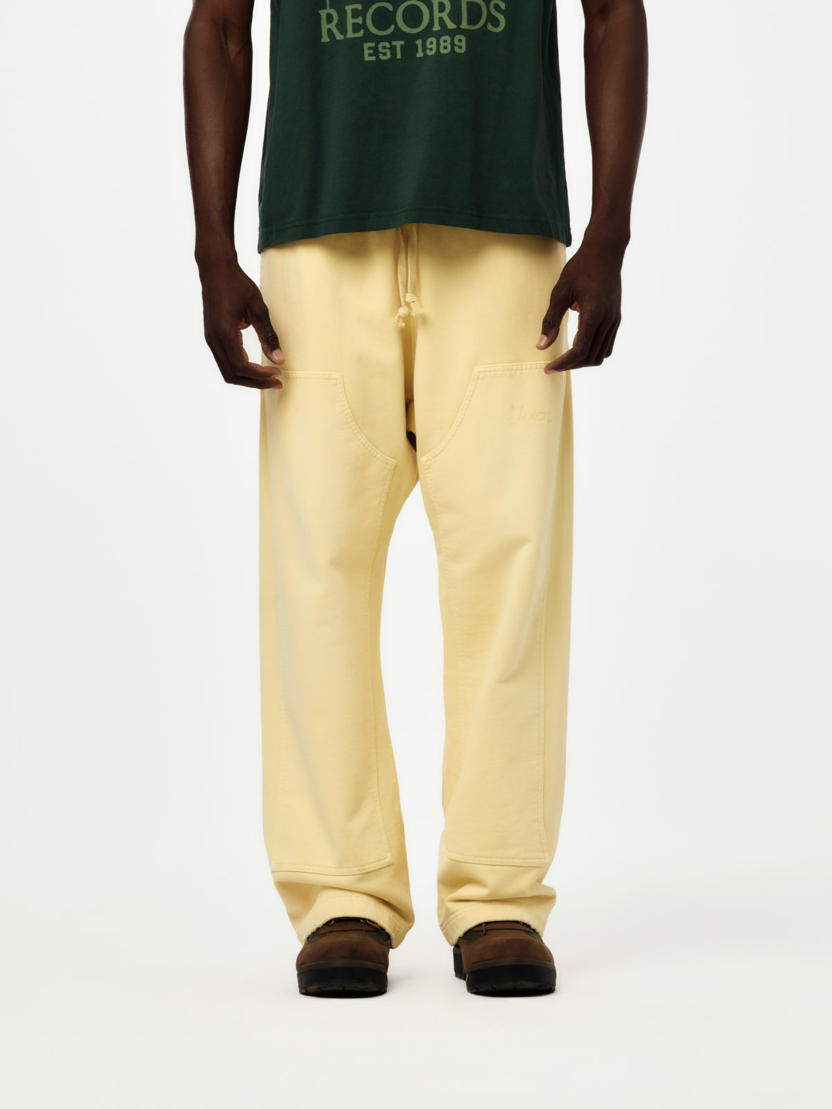 Union Los Angeles Faded Sweat Pants (Yellow)