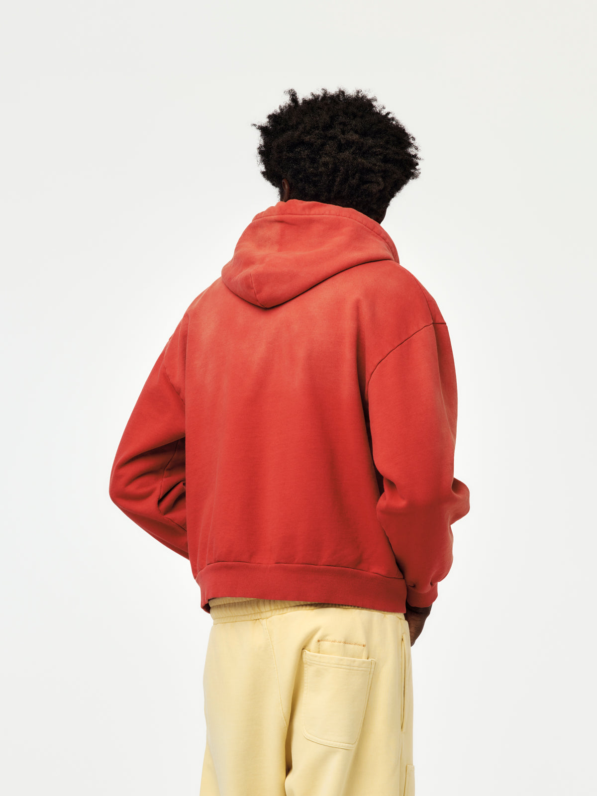 Union Los Angeles Faded Zip Hoodie (Red)