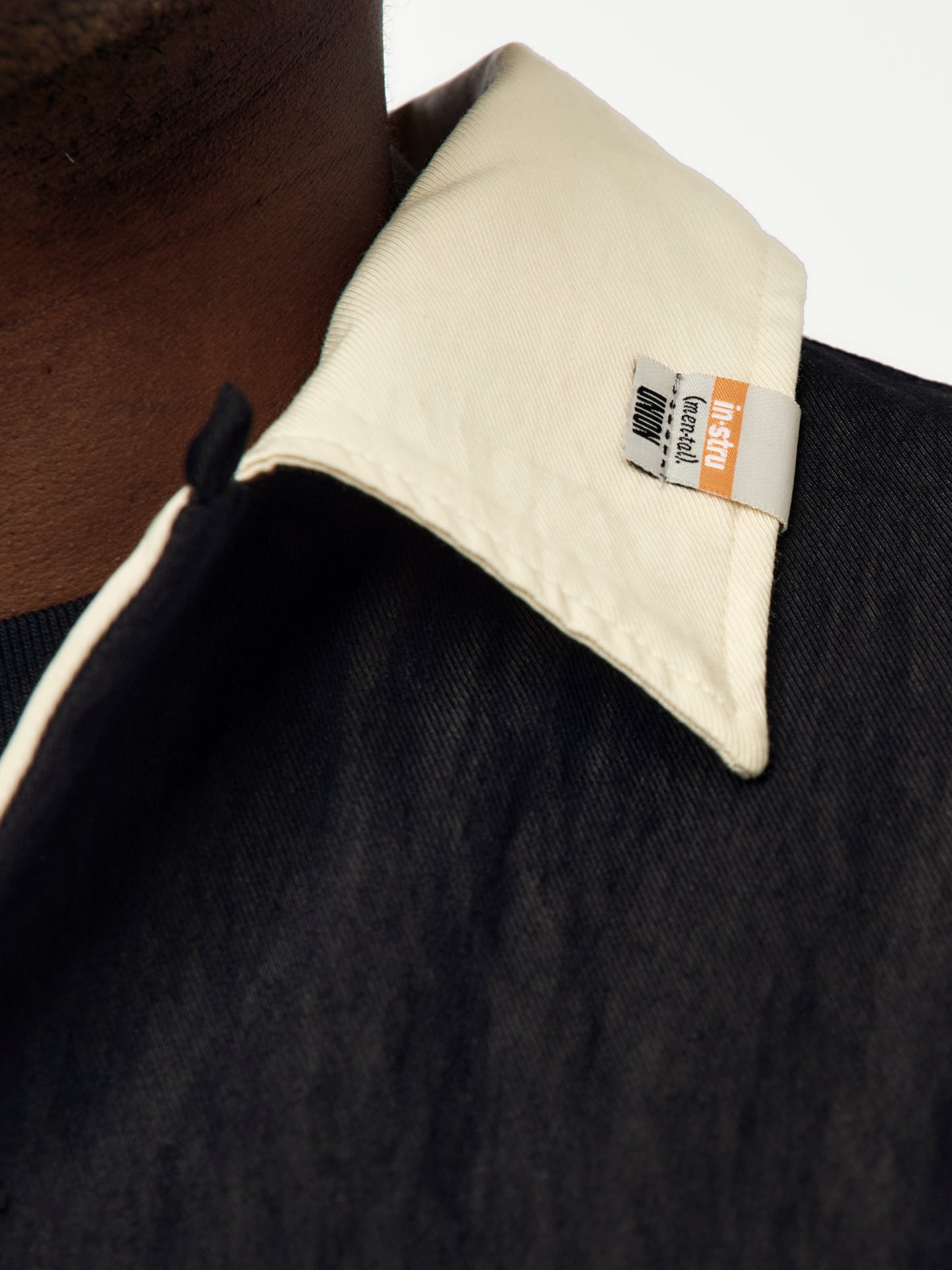 UNION x in・stru(men-tal)  BOWLING SHIRT (BLACK)