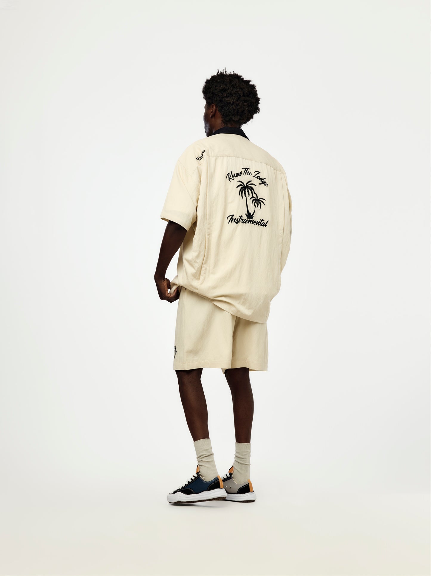 UNION x in・stru(men-tal)  BOWLING SHIRT (IVORY)