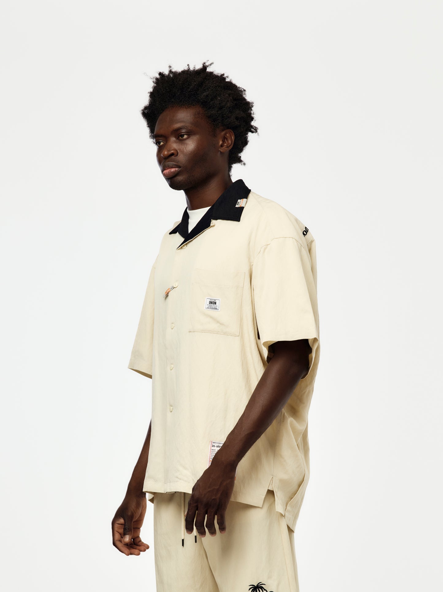 UNION x in・stru(men-tal)  BOWLING SHIRT (IVORY)