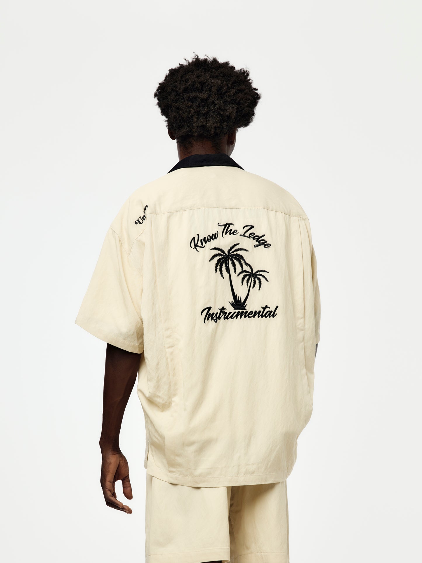 UNION x in・stru(men-tal)  BOWLING SHIRT (IVORY)