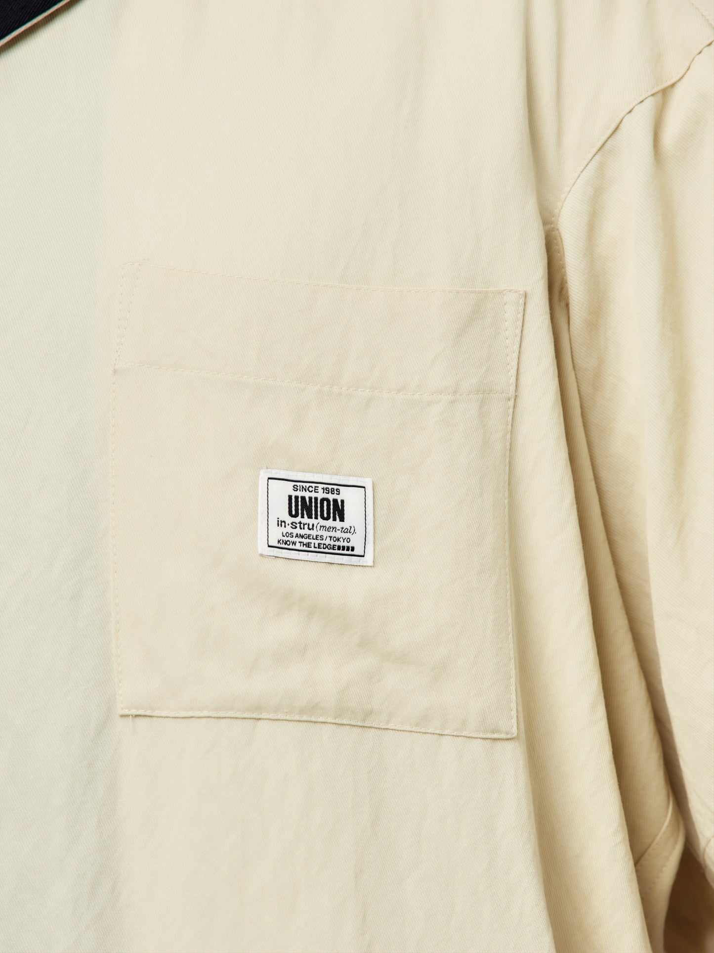 UNION x in・stru(men-tal)  BOWLING SHIRT (IVORY)