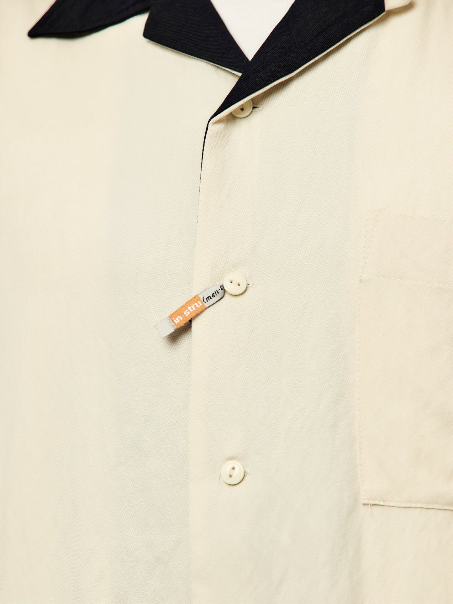 UNION x in・stru(men-tal)  BOWLING SHIRT (IVORY)