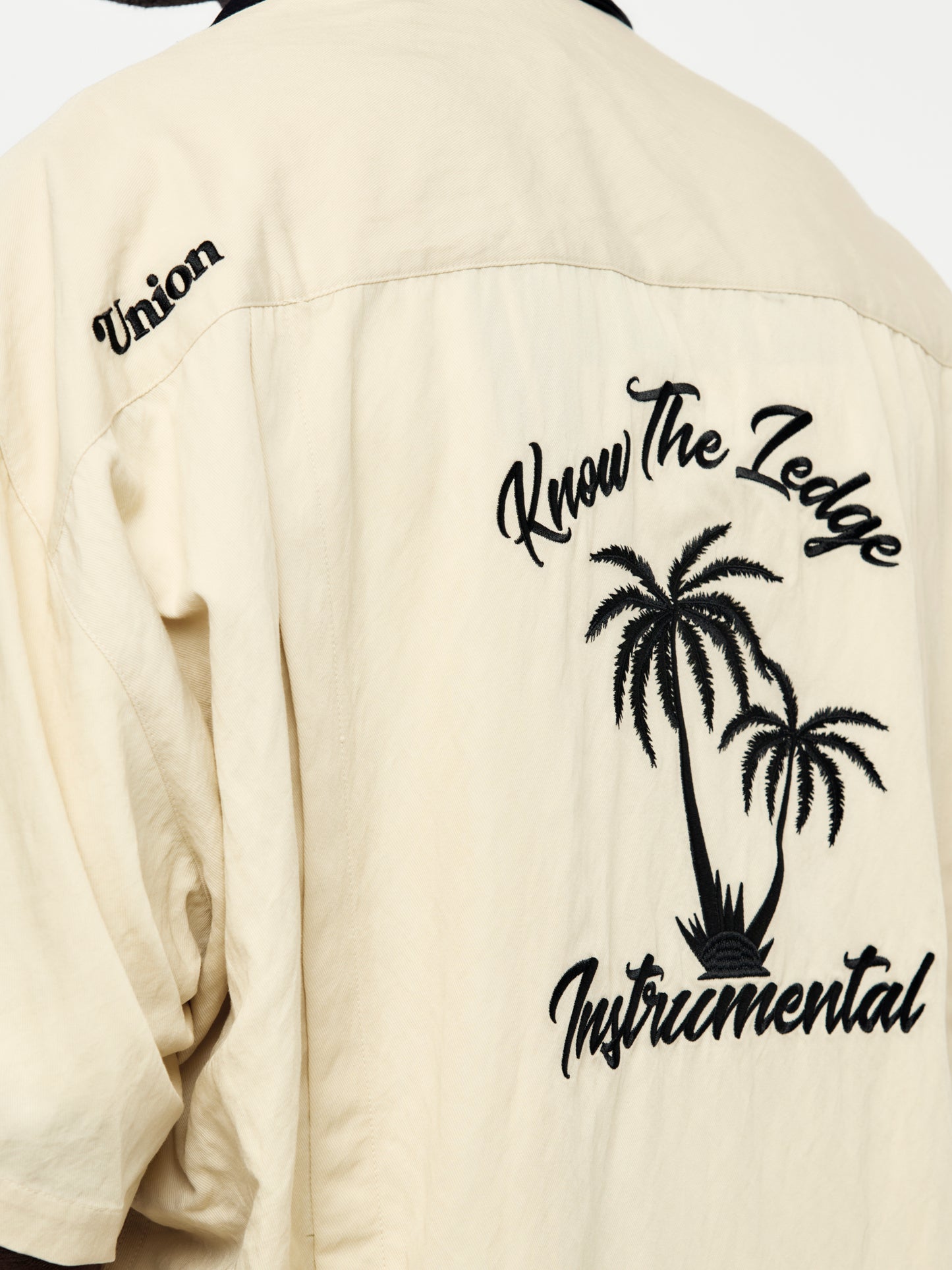 UNION x in・stru(men-tal)  BOWLING SHIRT (IVORY)