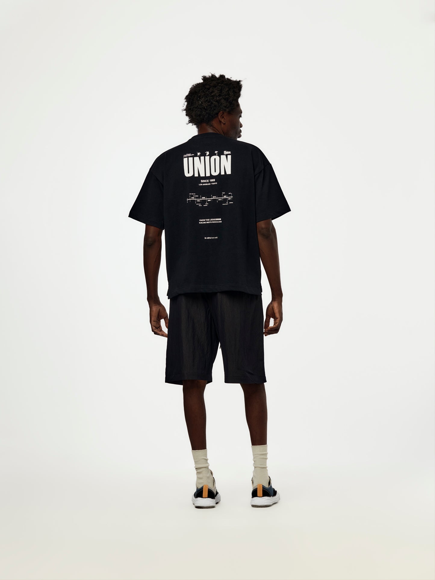 UNION x in・stru(men-tal) HISTORY TEE (BLACK)