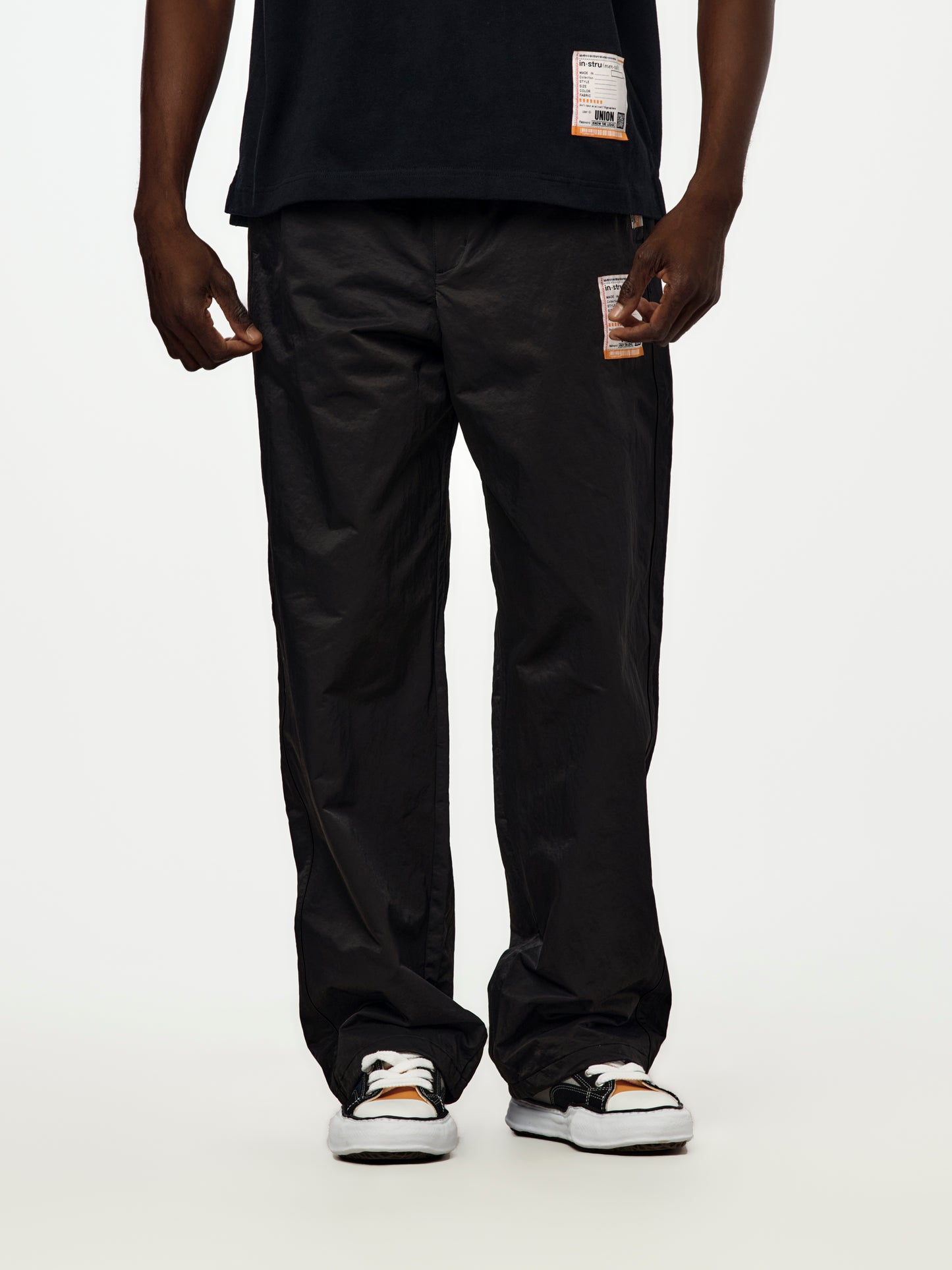 UNION x in・stru(men-tal) TRACK PANTS (BLACK)