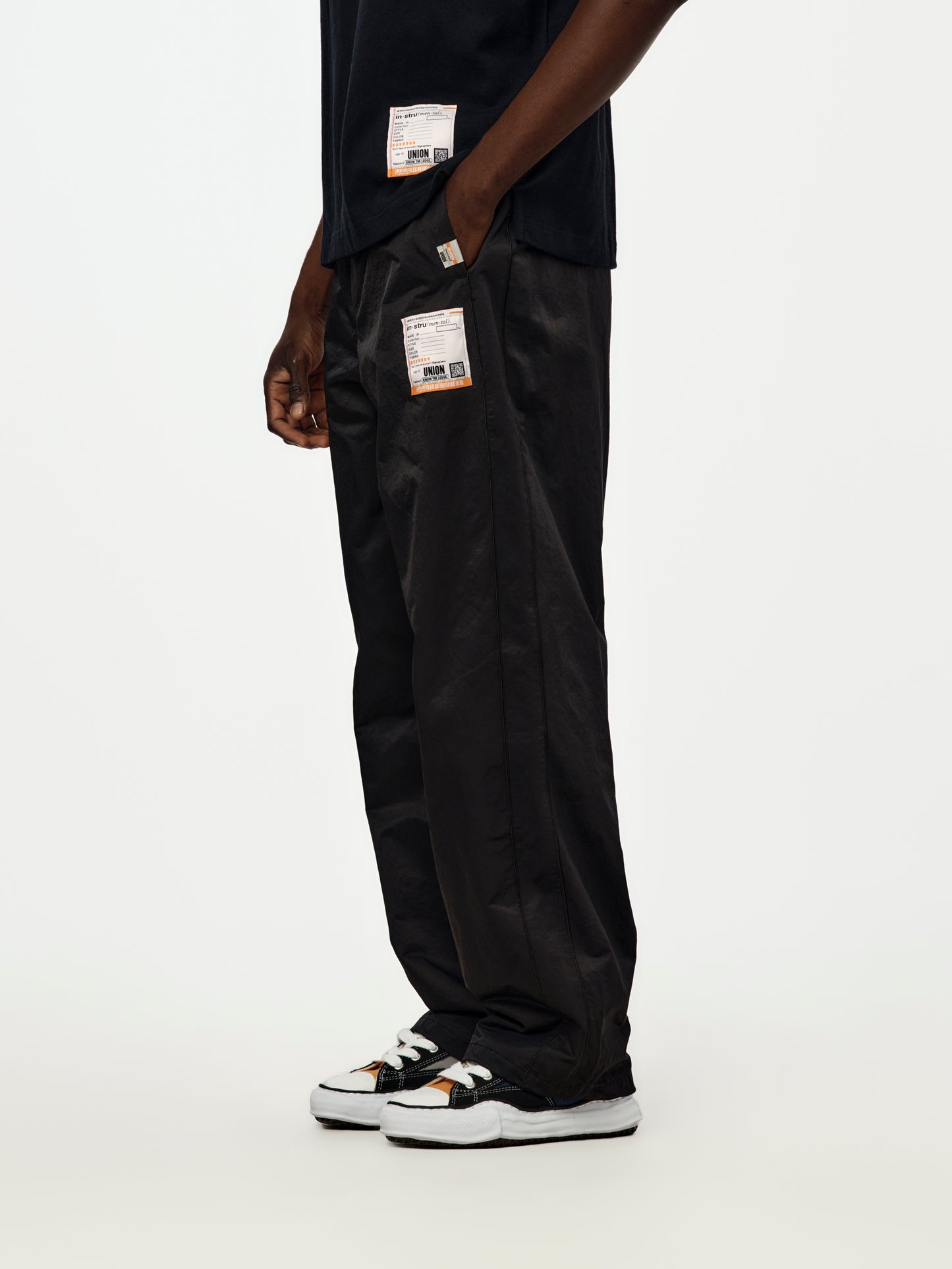 UNION x in・stru(men-tal) TRACK PANTS (BLACK)