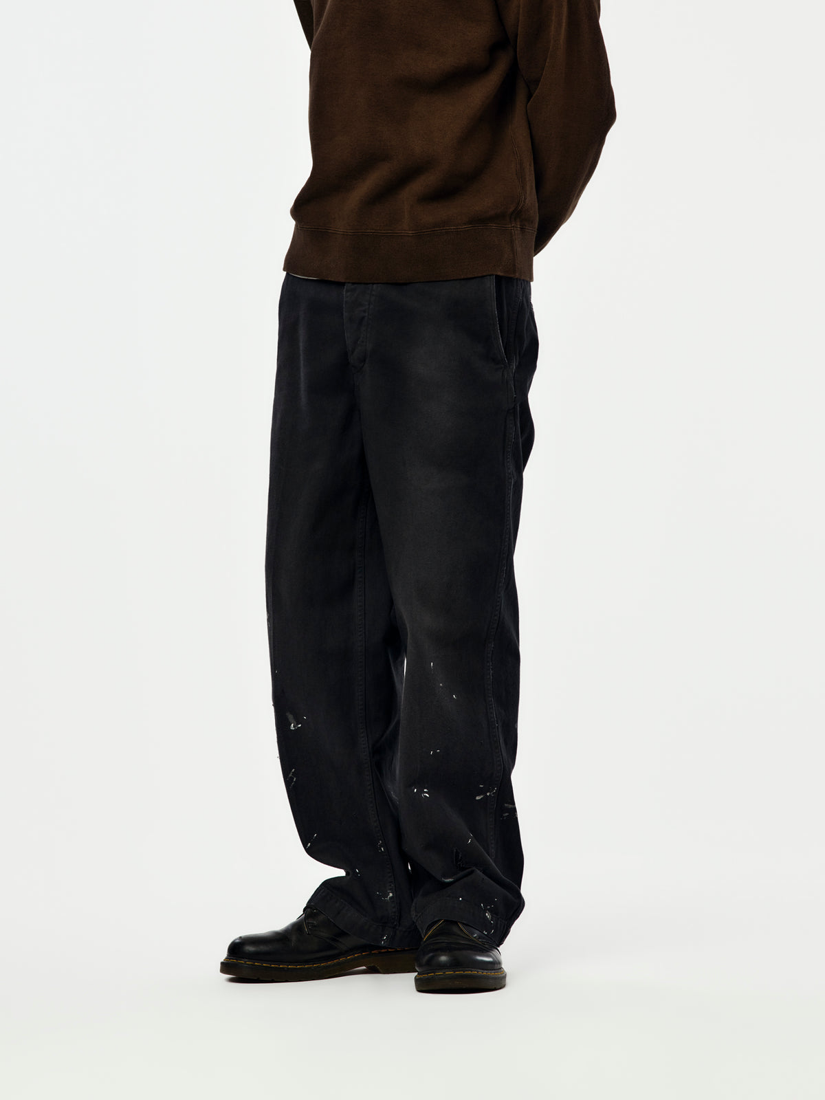 BROADER CHINO CRASH (BLACK)