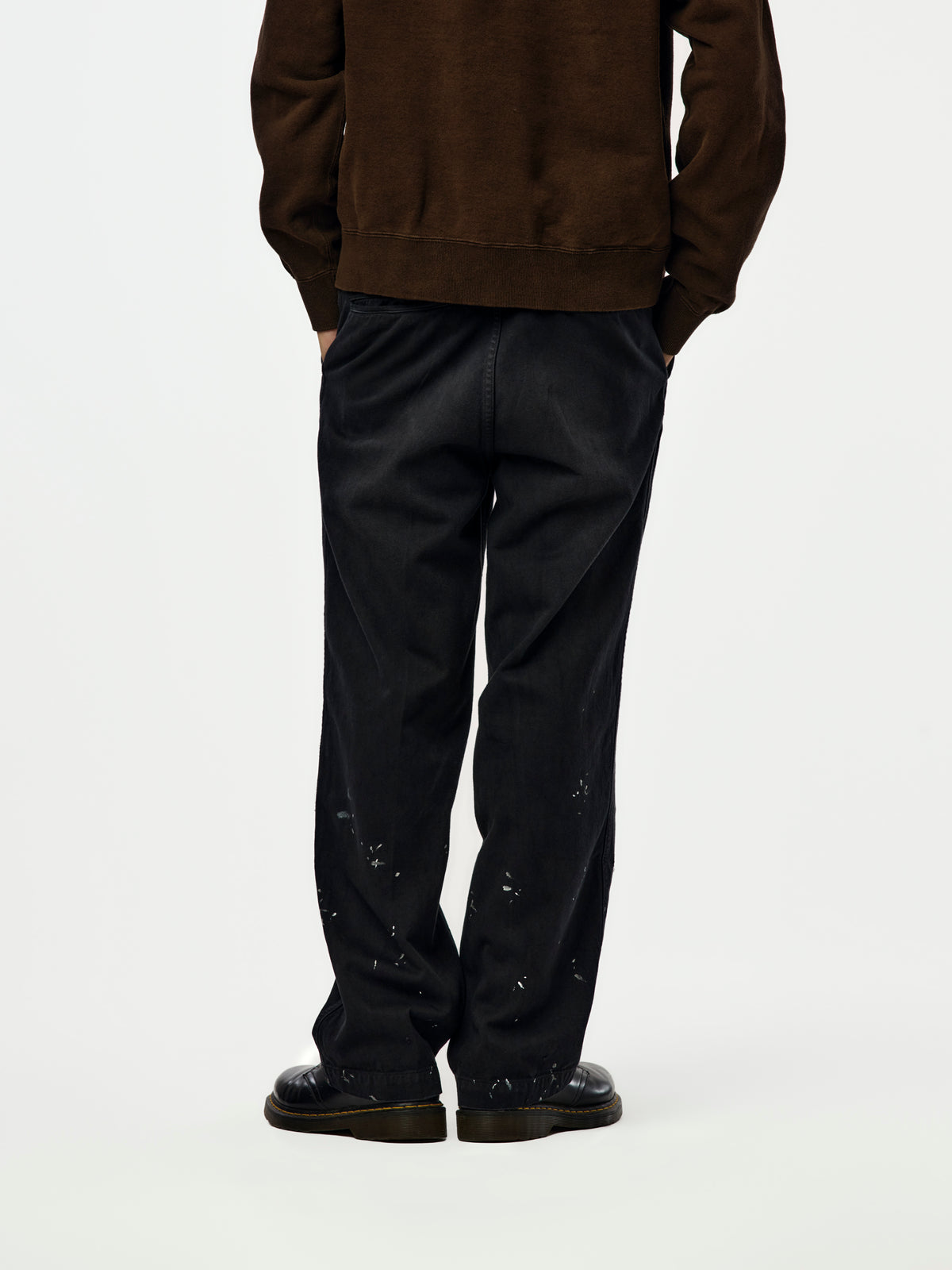 BROADER CHINO CRASH (BLACK)