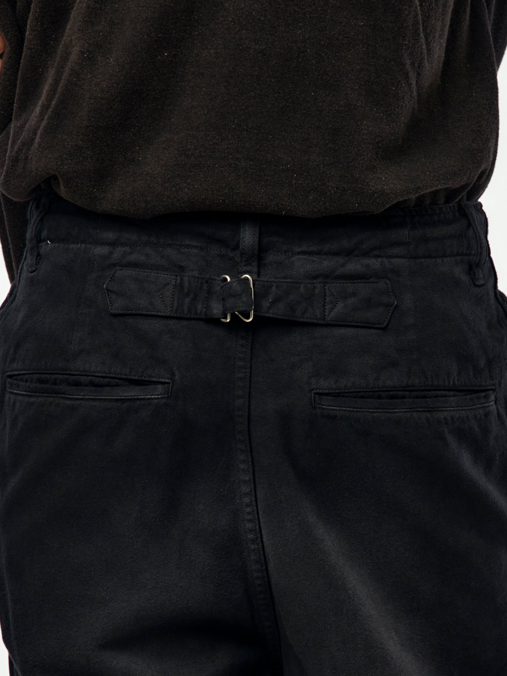 Visvim BROADER CHINO CRASH (BLACK) - UNION LOS ANGELES