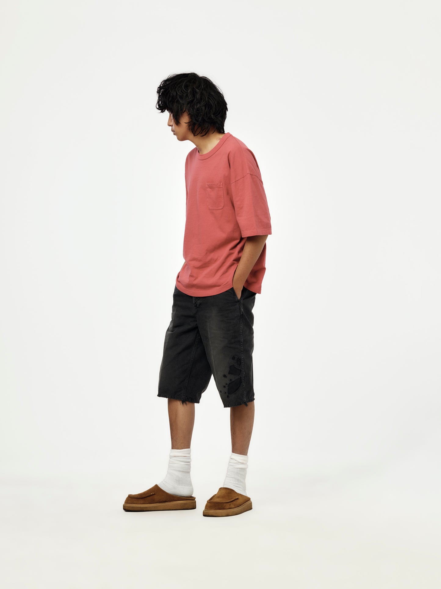 BROADER CHINO SHORTS CRASH (Black)