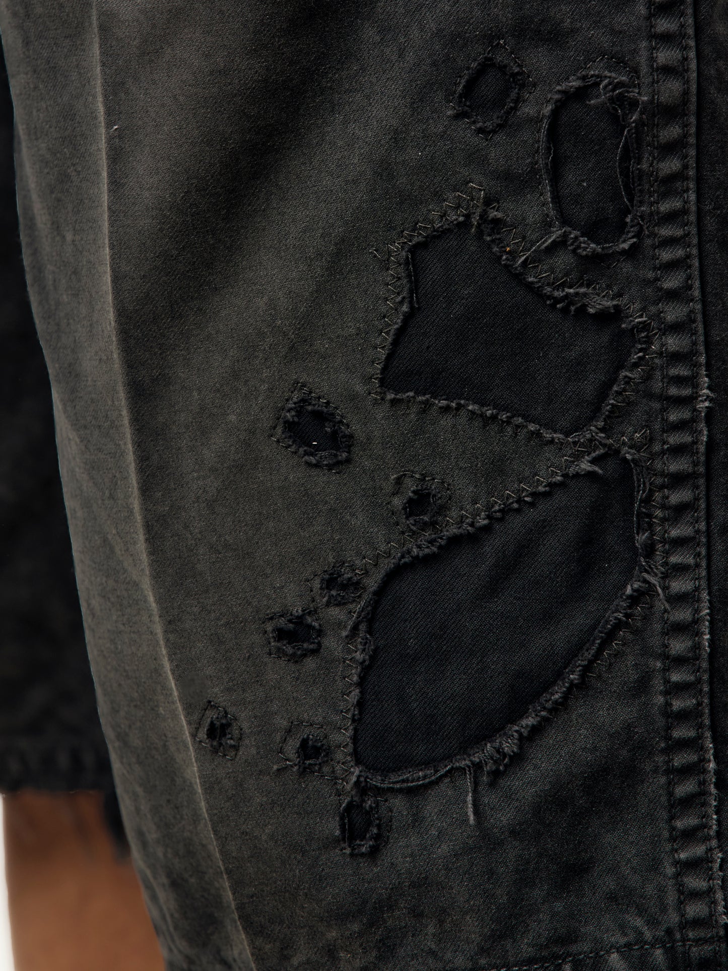 BROADER CHINO SHORTS CRASH (Black)