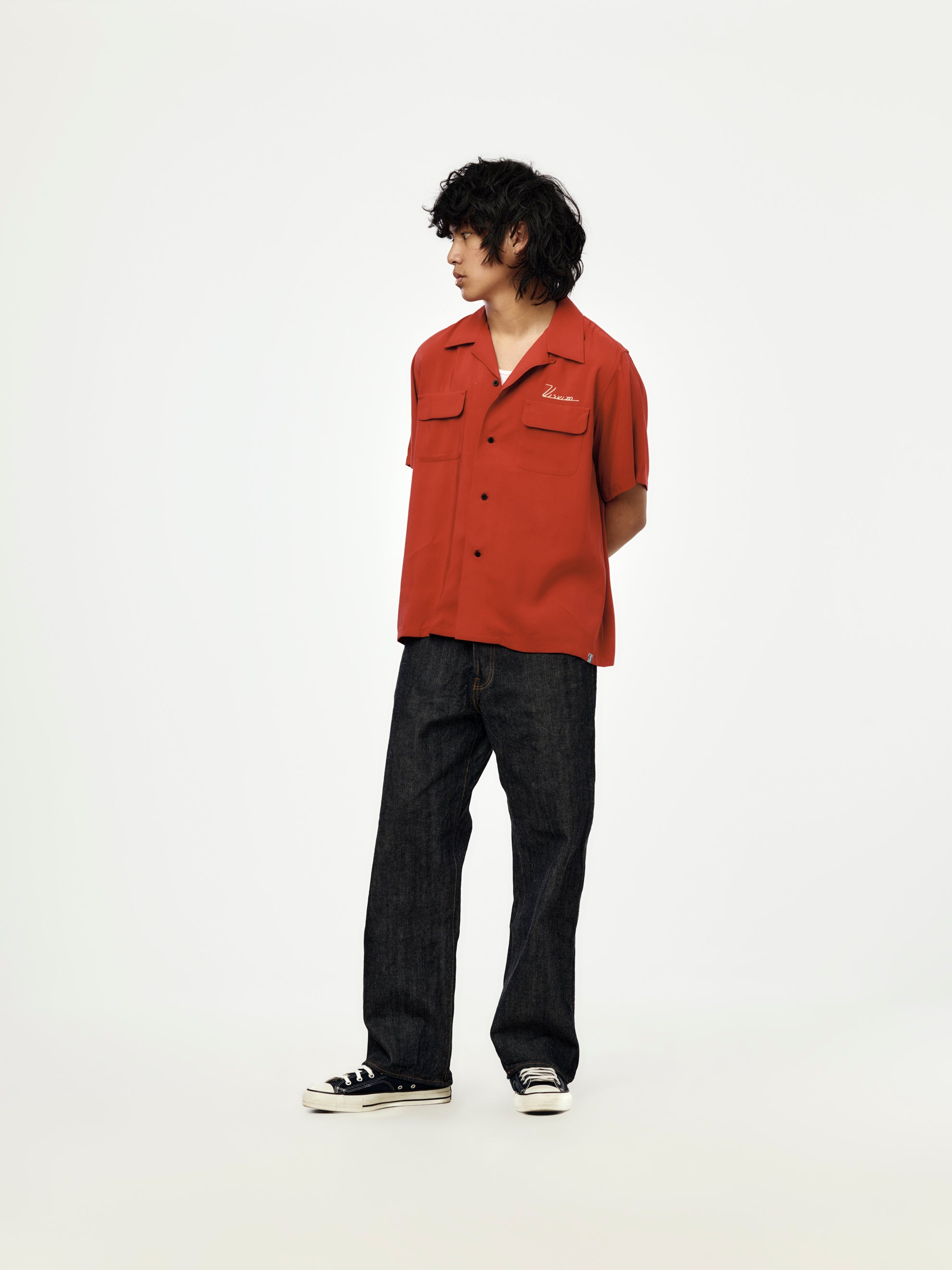 Visvim visvim JUDD SHIRT S/S (Red) - UNION LOS ANGELES