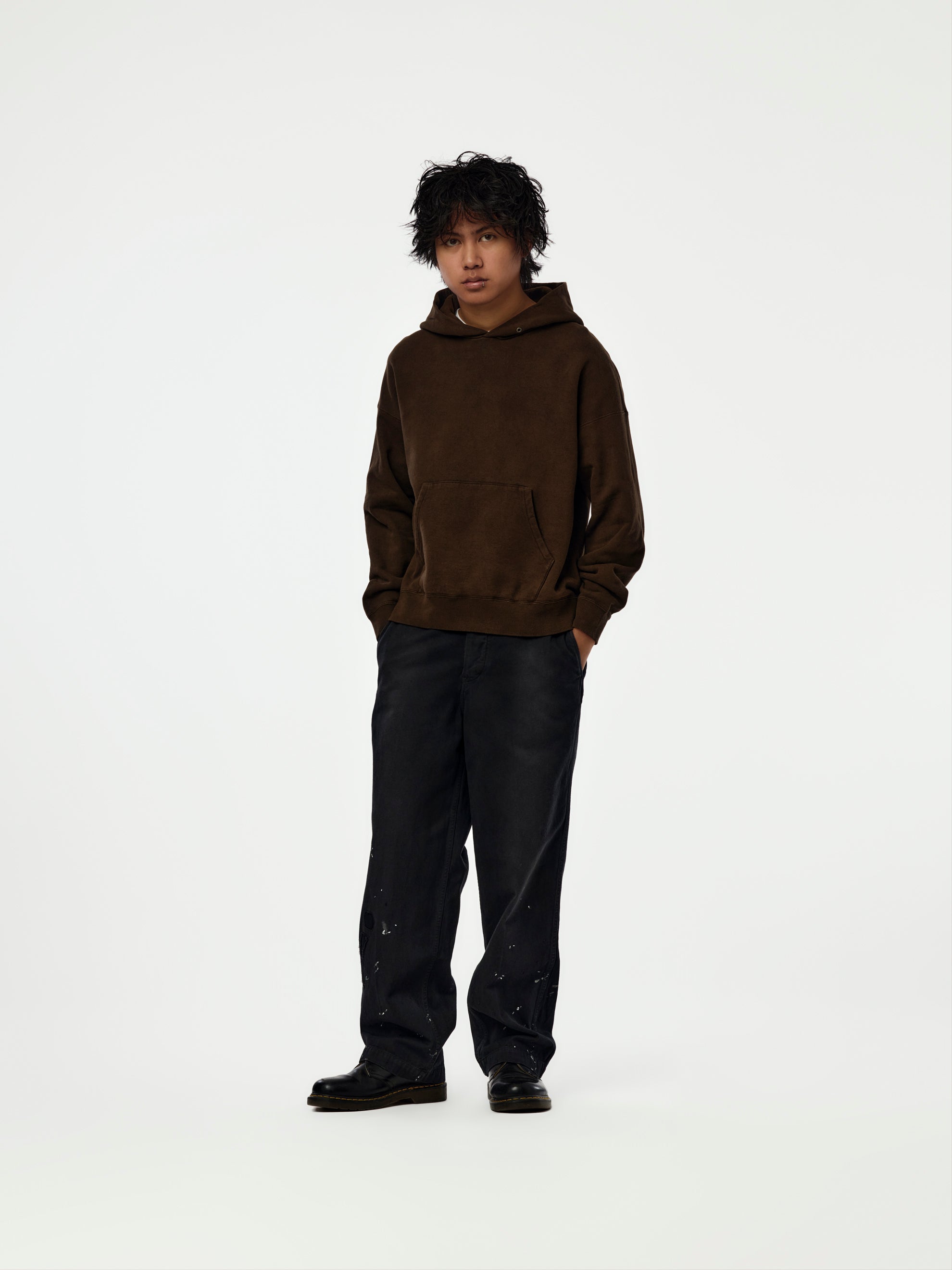 Visvim BROADER CHINO CRASH (BLACK) - UNION LOS ANGELES