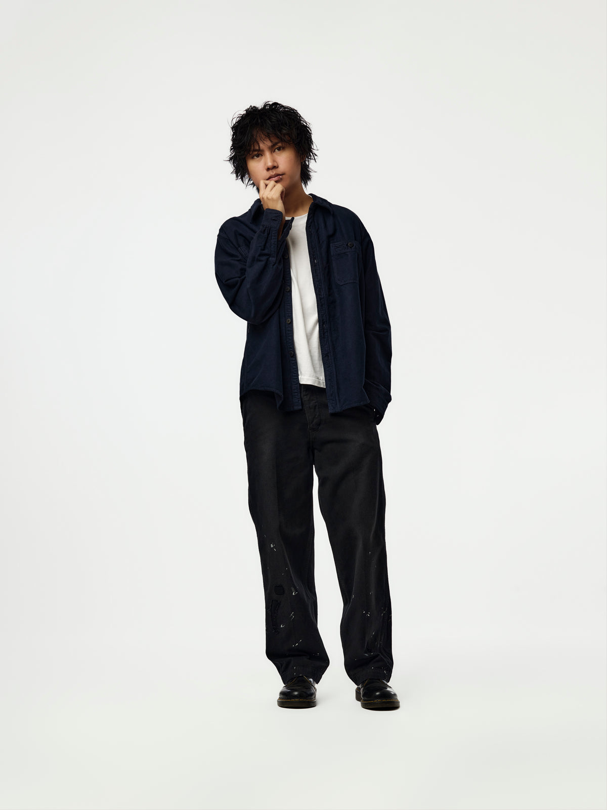 LARRIKAN L/S (NAVY)