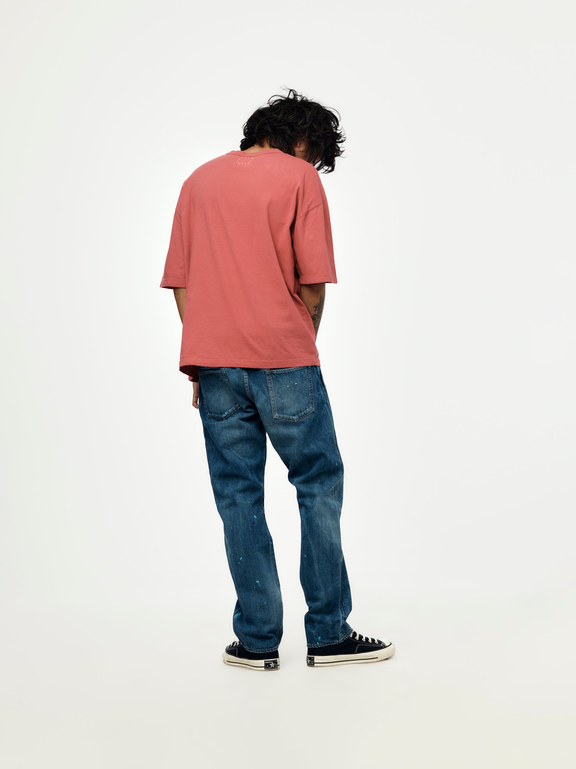 Visvim visvim MONDO TEE S/S DMGD (Red) - UNION LOS ANGELES