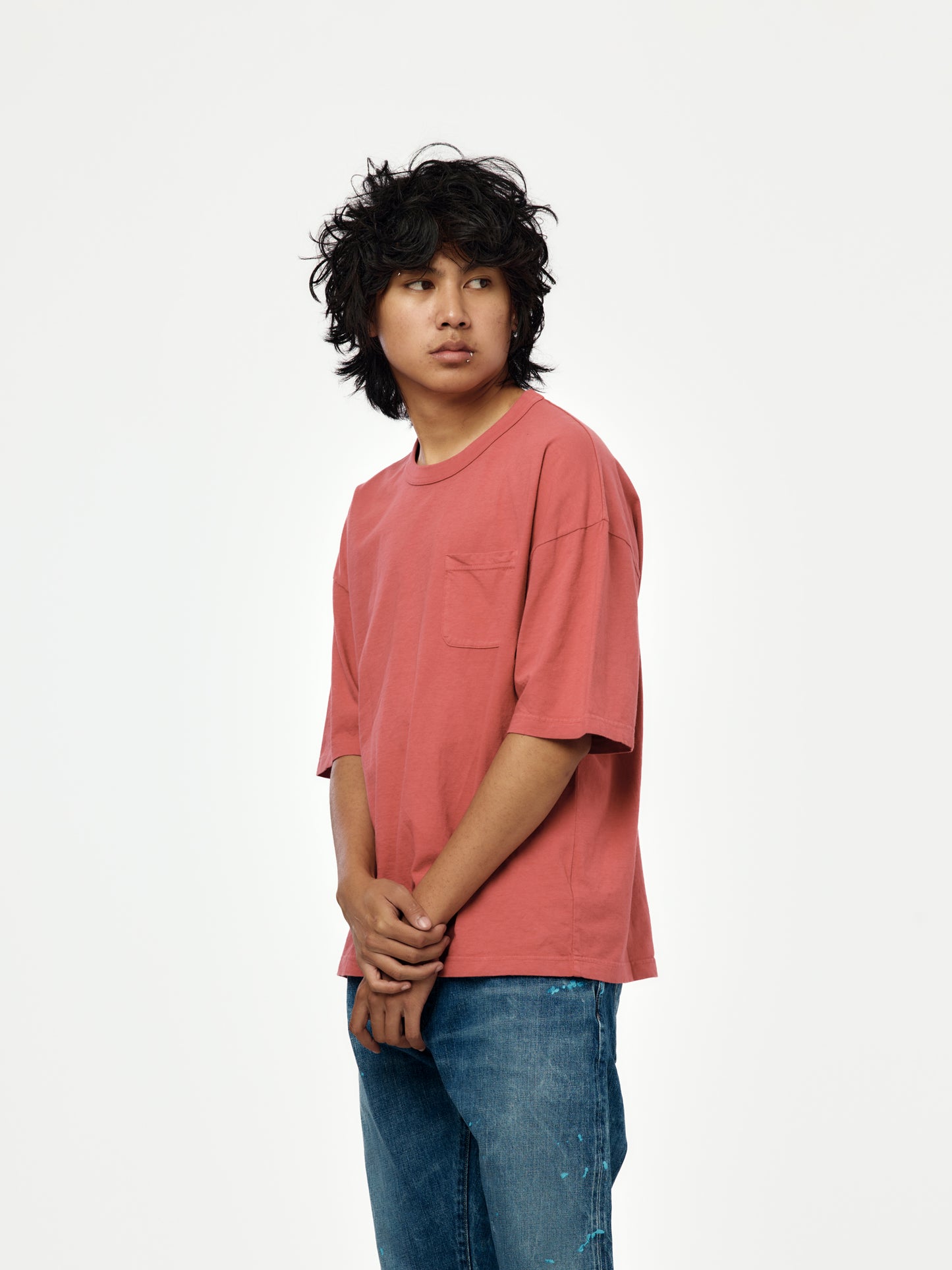 MONDO TEE S/S DMGD (Red)