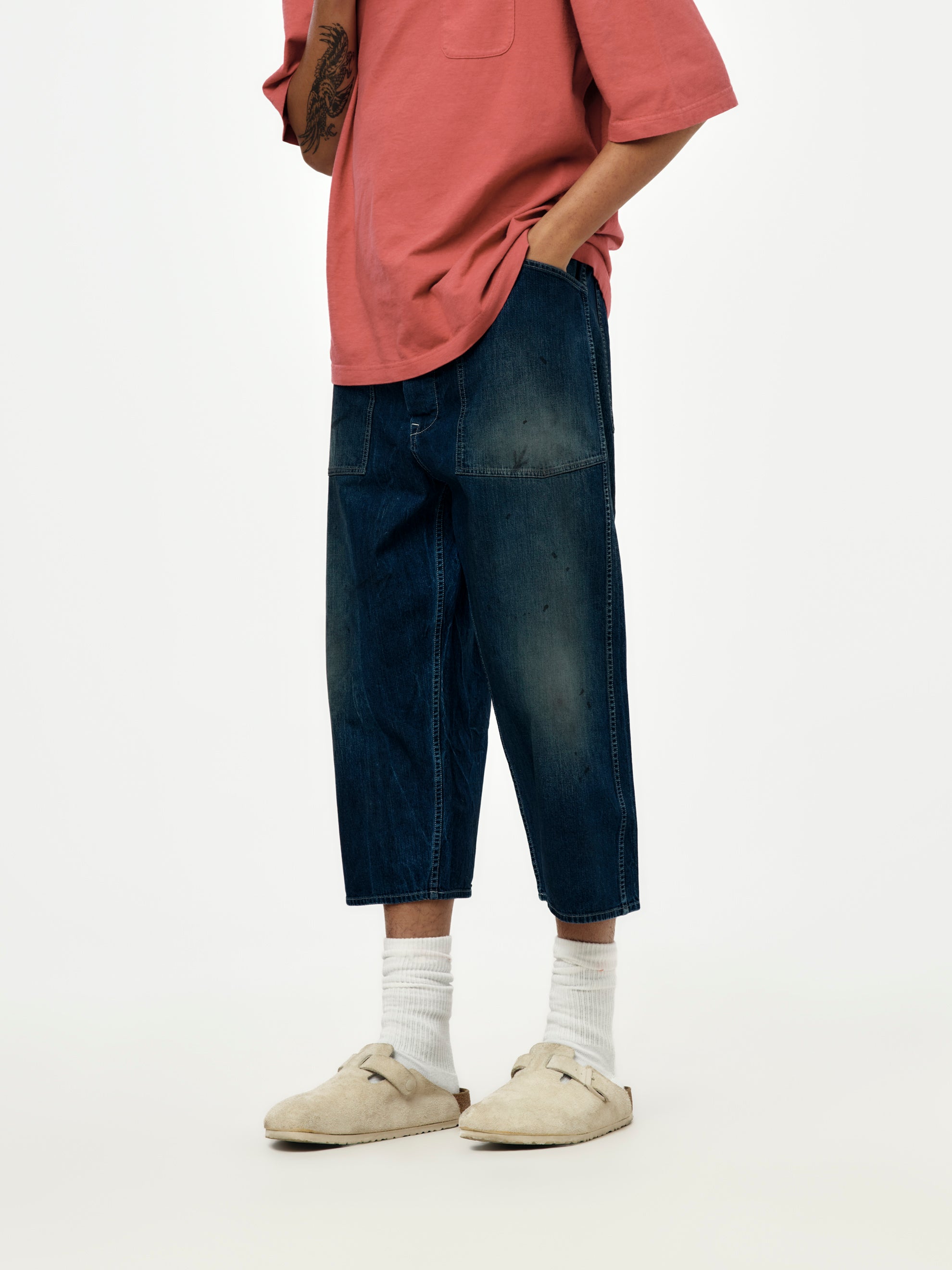 Visvim SS SCOUT SHORTS DRY DENIM (Dry) - UNION LOS ANGELES