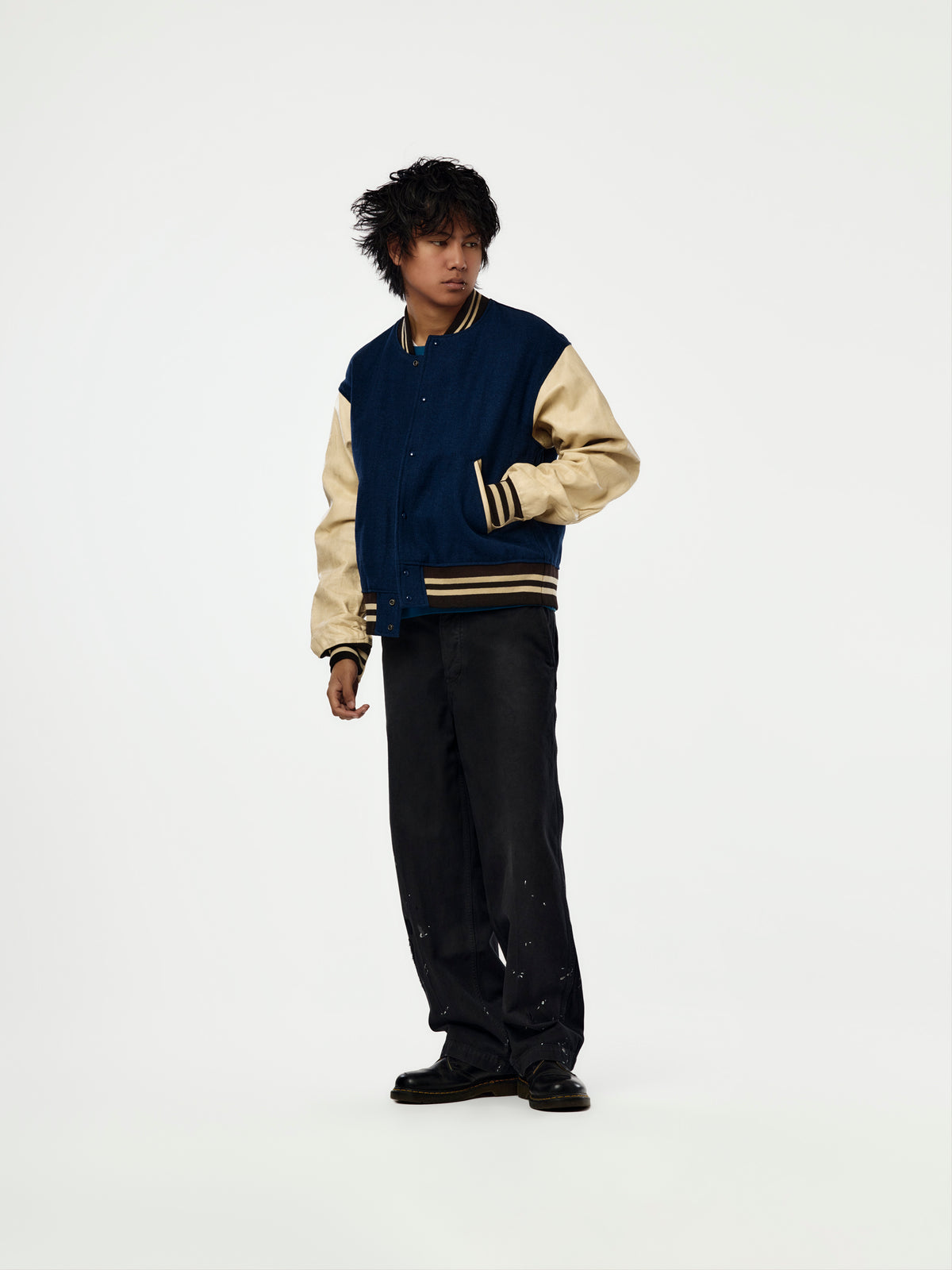 VARSITY JACKET (NAVY)