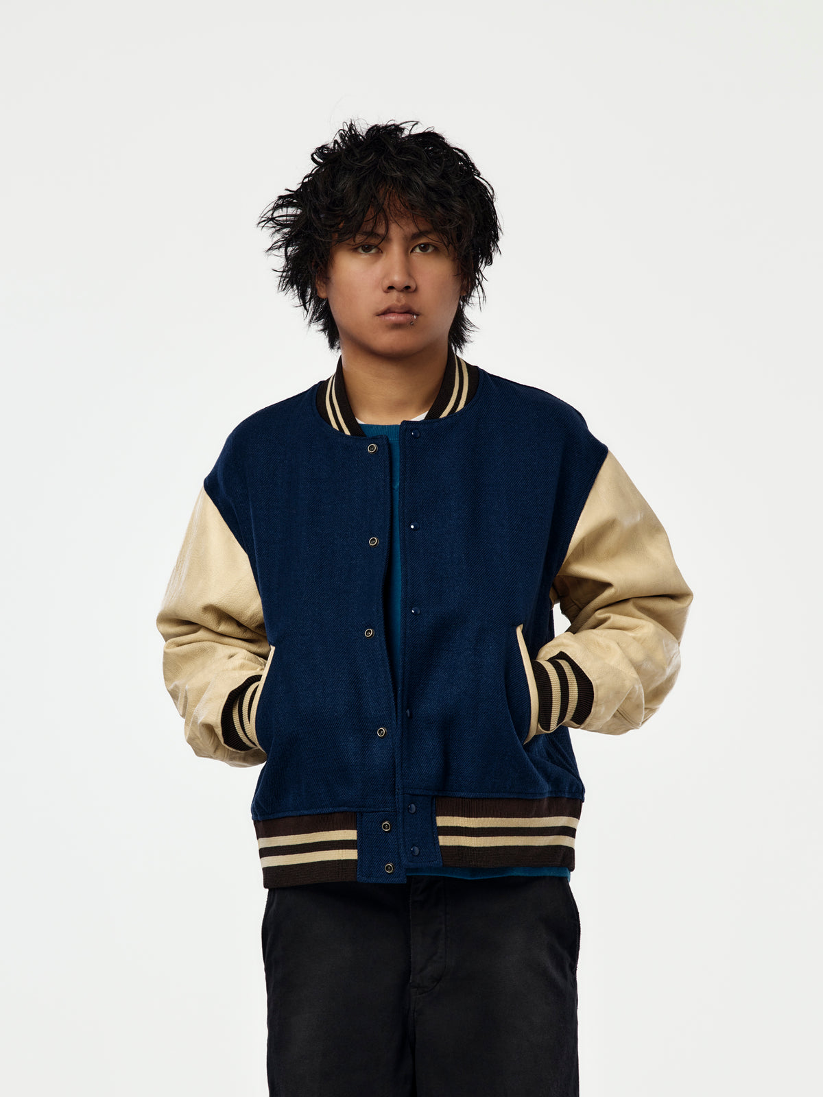VARSITY JACKET (NAVY)