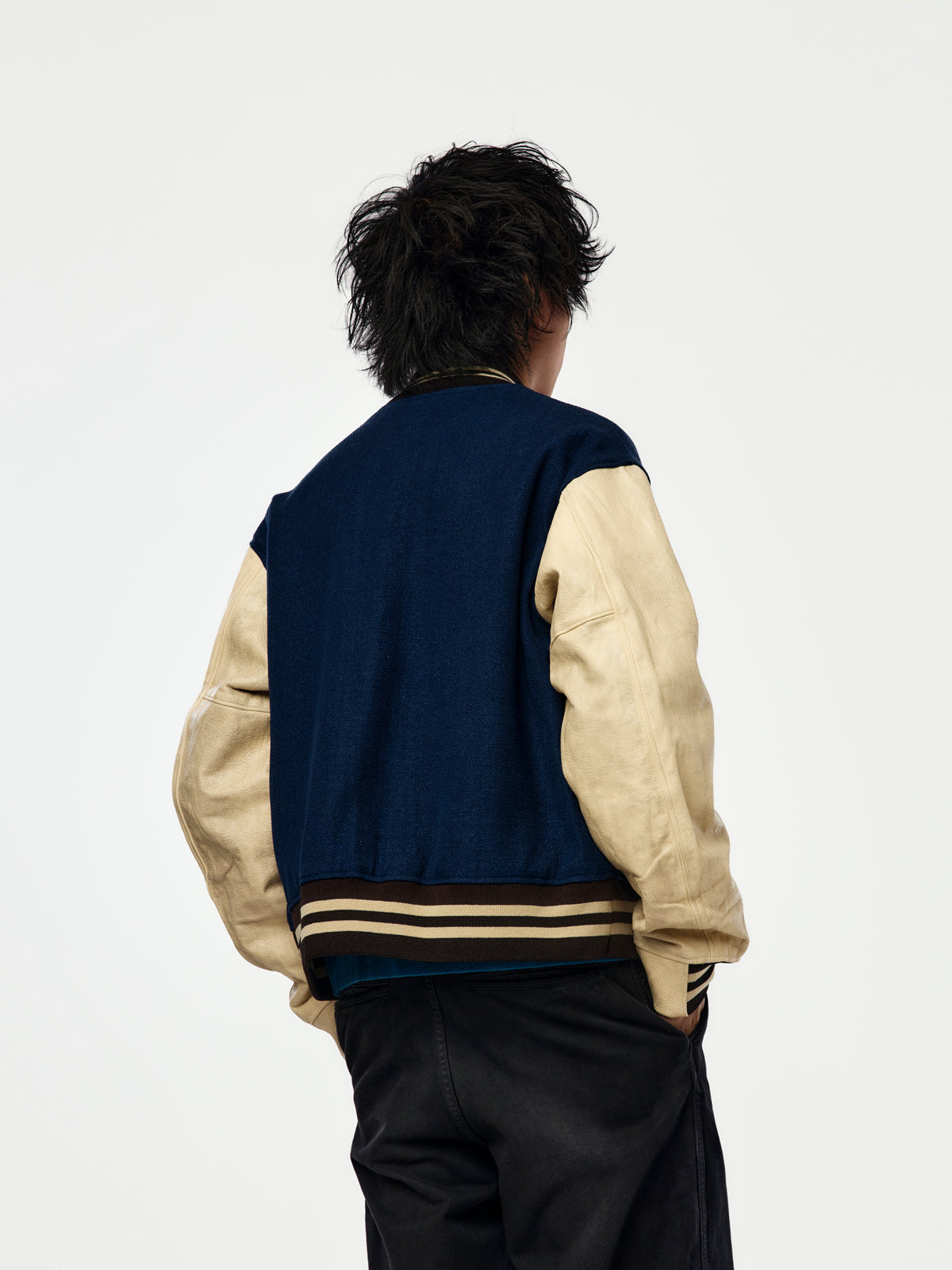 VARSITY JACKET (NAVY)