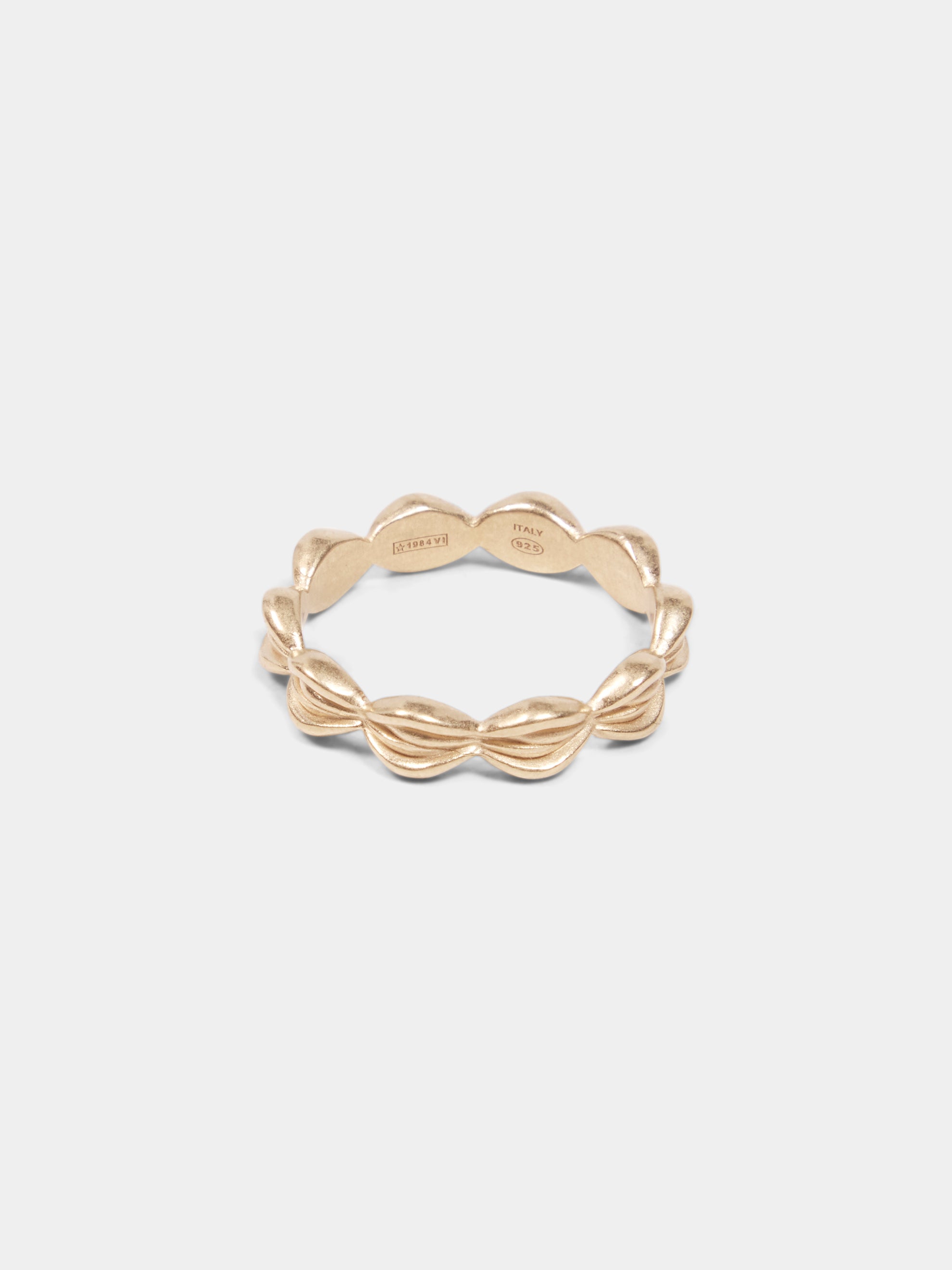 GOLD RING (Yellow Gold Burattato)