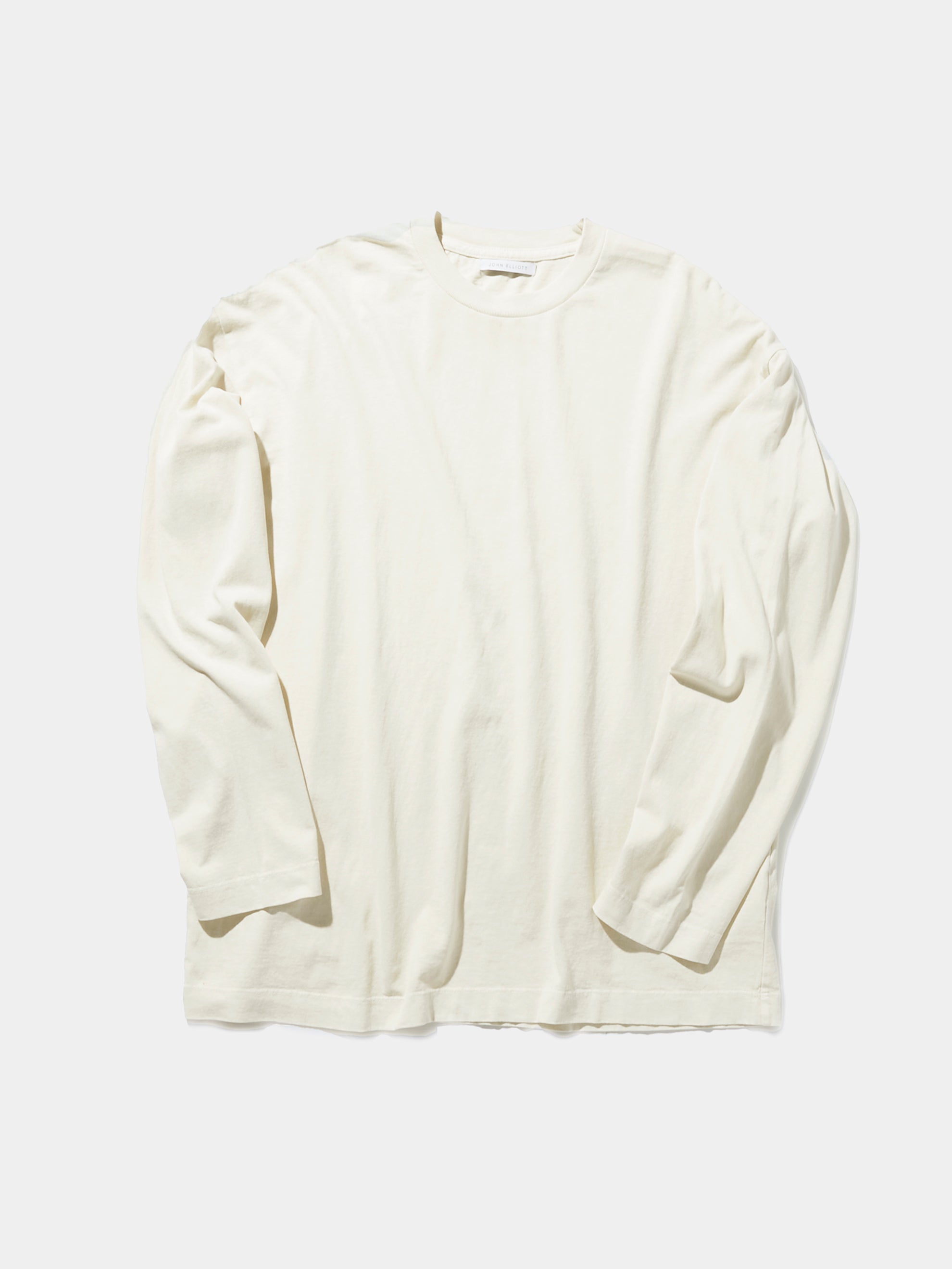 Mineral Wash LS Oversize Tee (Ivory)