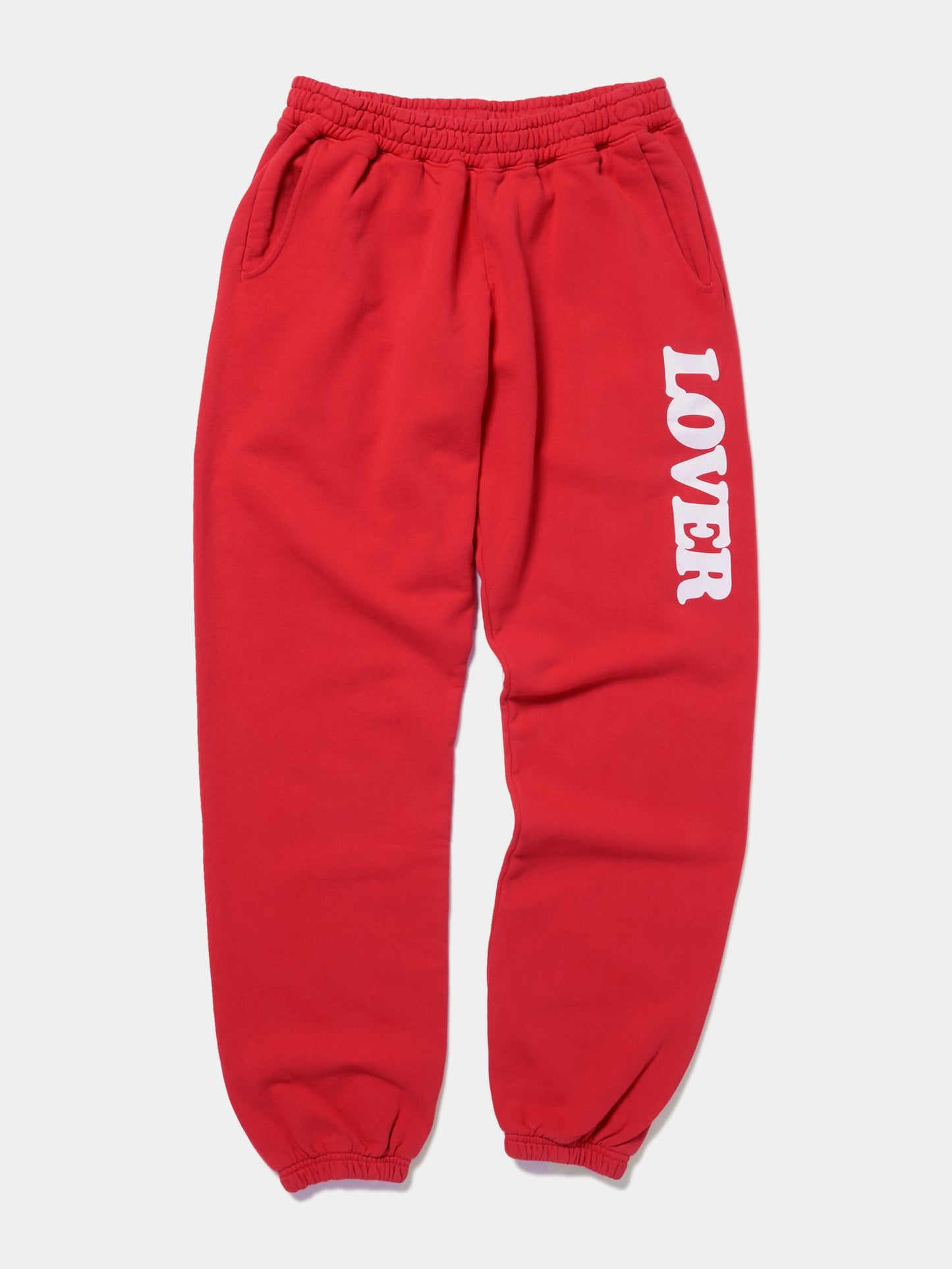 LOVER 10TH ANNIVERSARY SWEATPANTS (Red)
