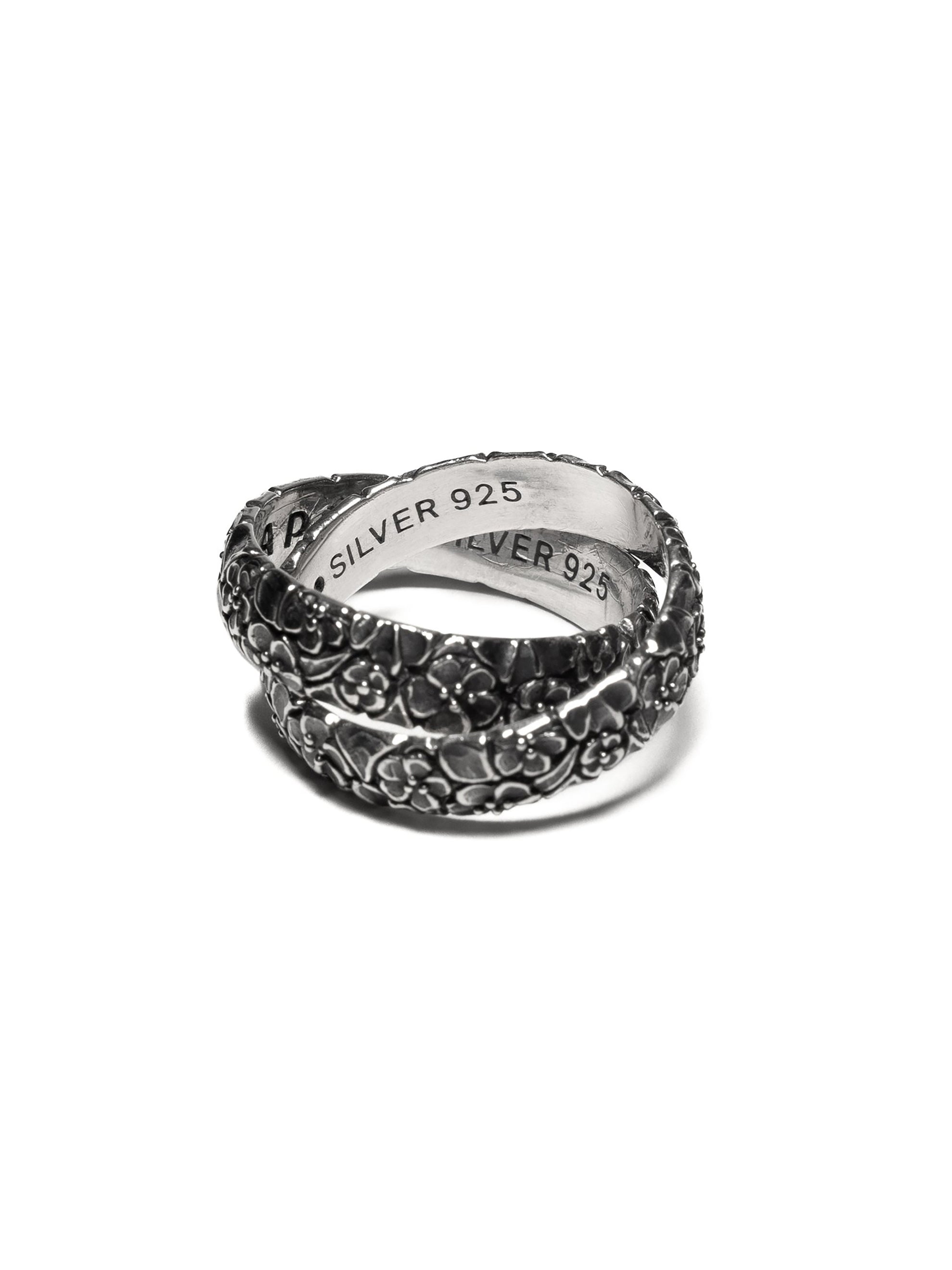 FLORAL LINKED RING (Silver 925)