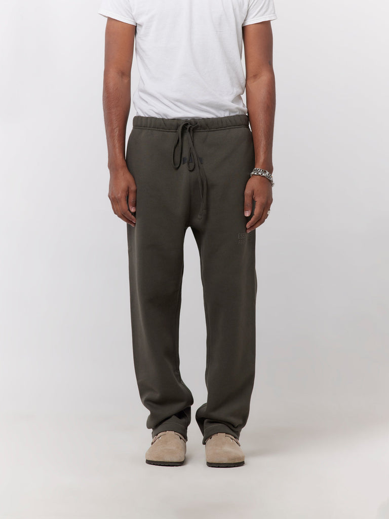 Essentials Fleece Relaxed Sweatpants - Off-Black – Kith