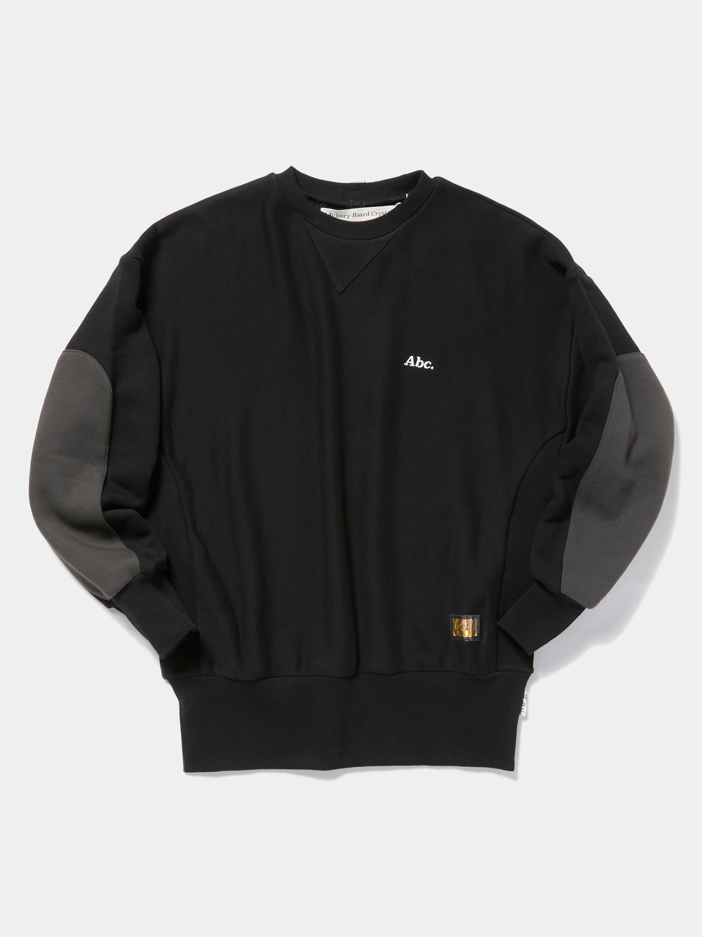 Tri-Tone Crewneck Sweatshirt (Anthracite Black)