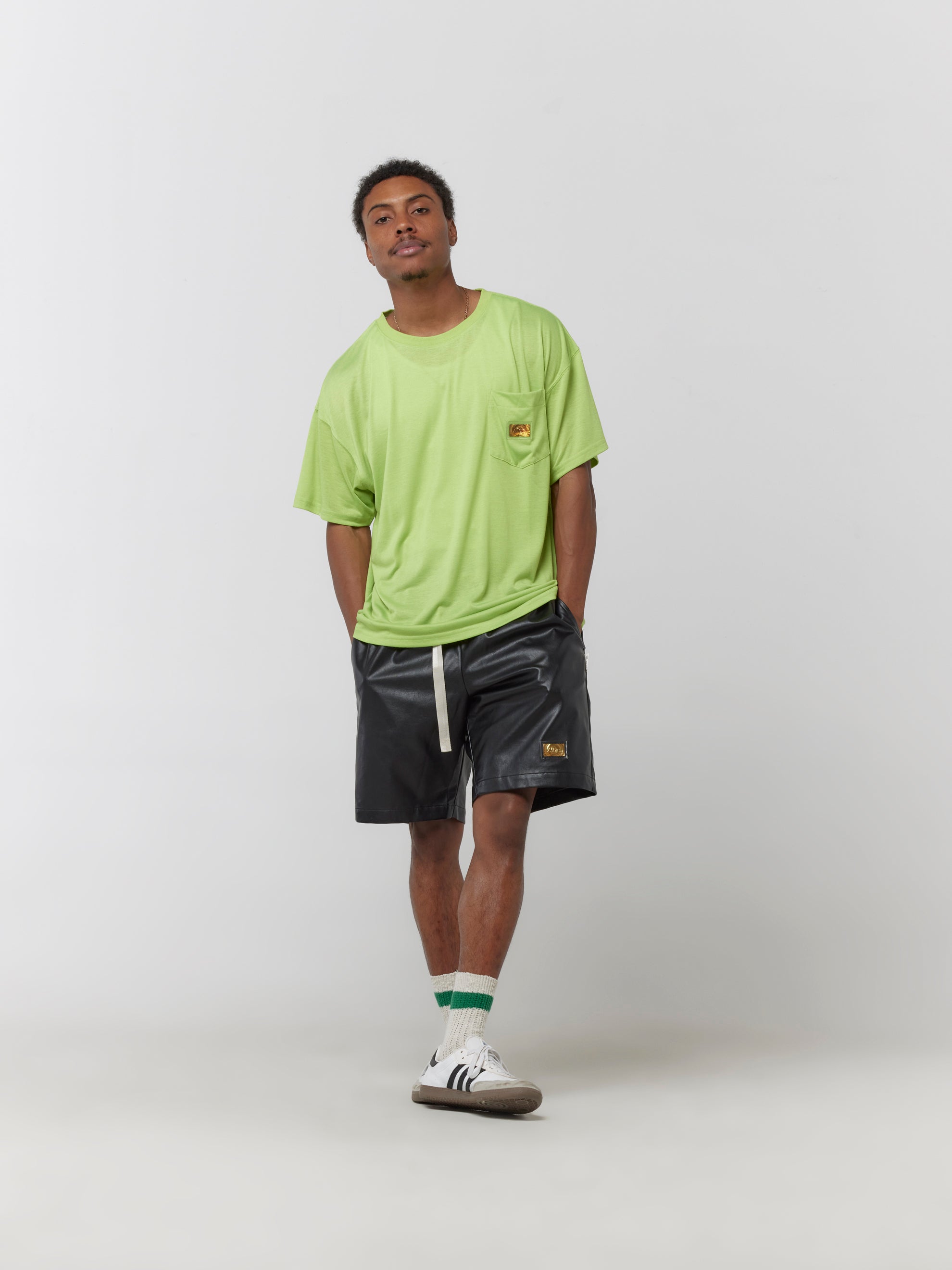 Lightweight S/S Pocket Tee (Citrine Green)