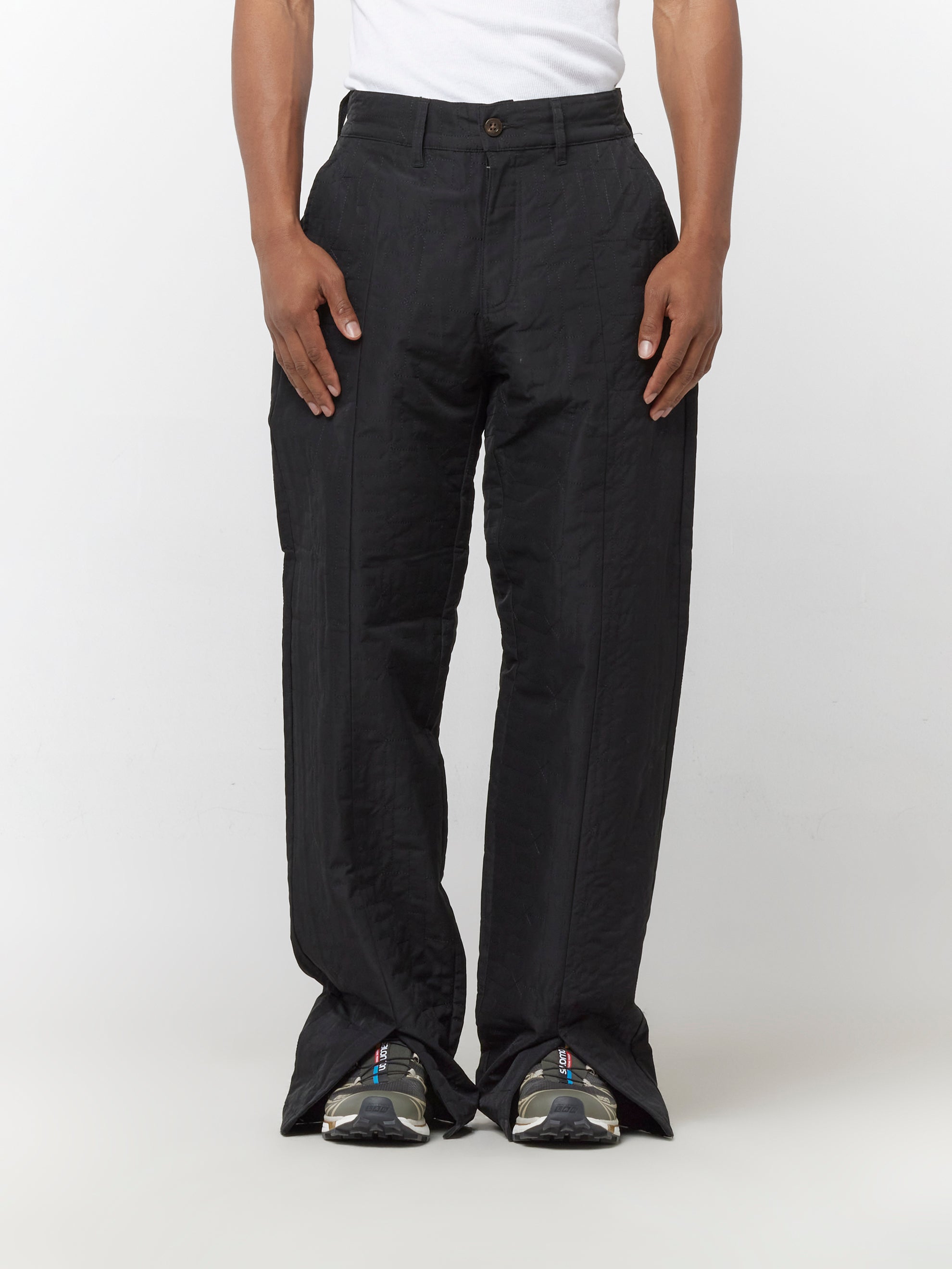 QUILTED PANT (Black)