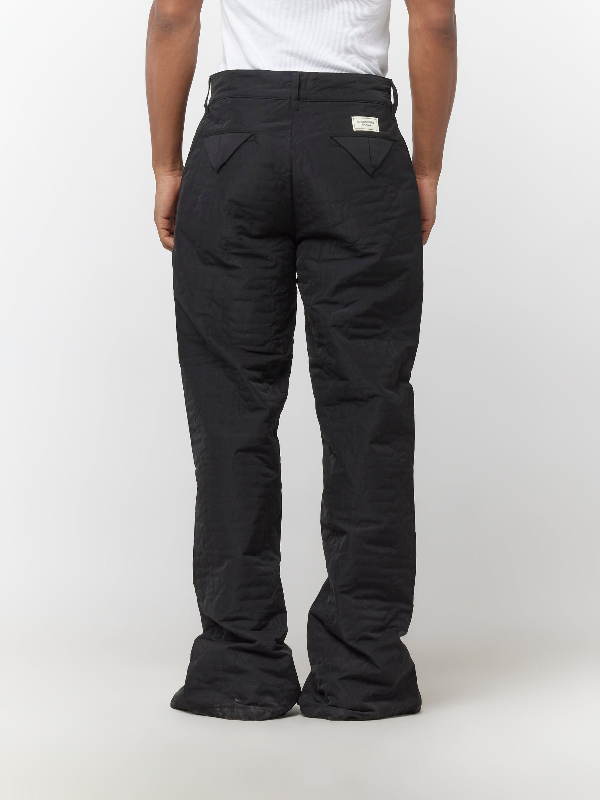 QUILTED PANT (Black)