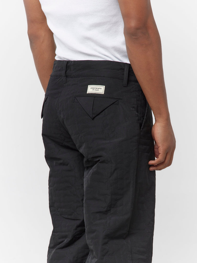 QUILTED PANT (Black)30024023146573