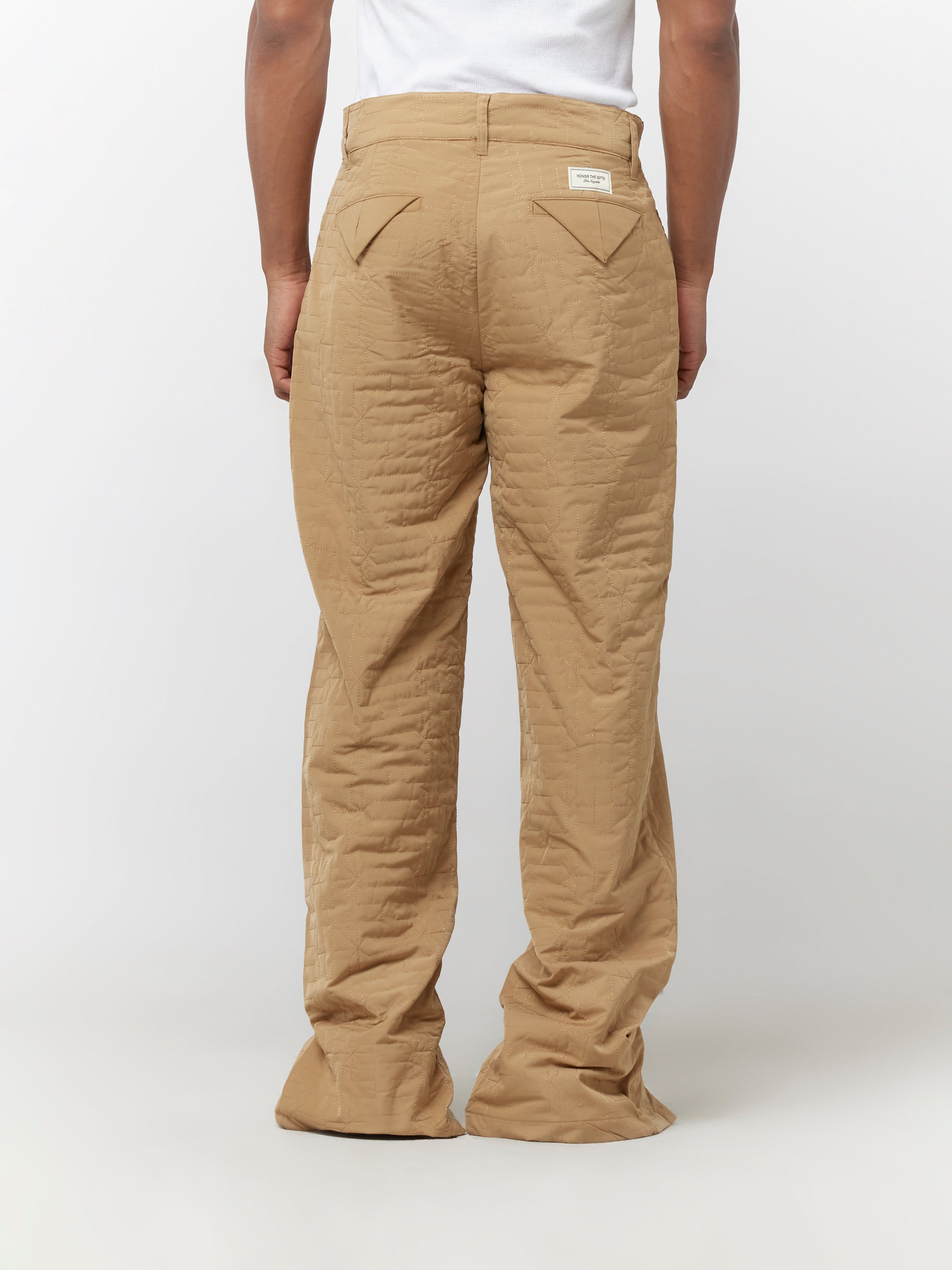 QUILTED PANT (Khaki)