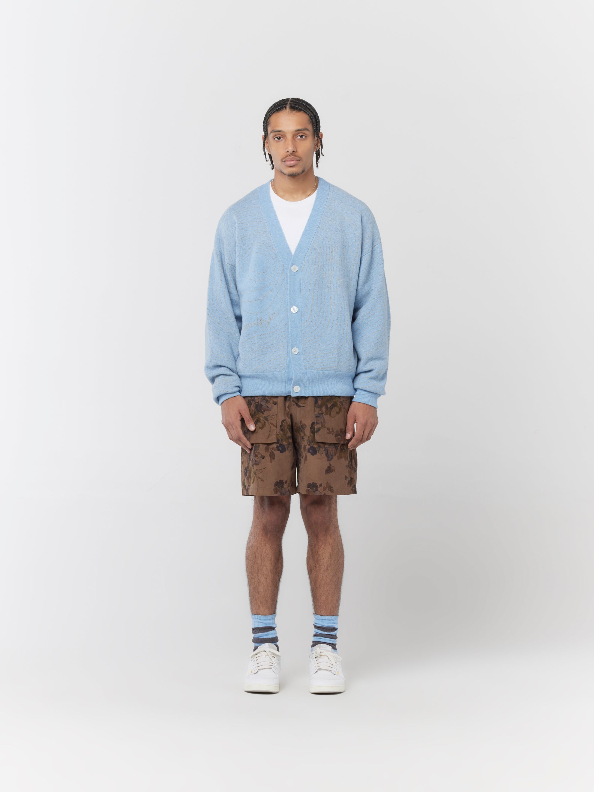 Buy Goodfight Grandpa's Cardigan Shasta (Blue/Grey) Online at