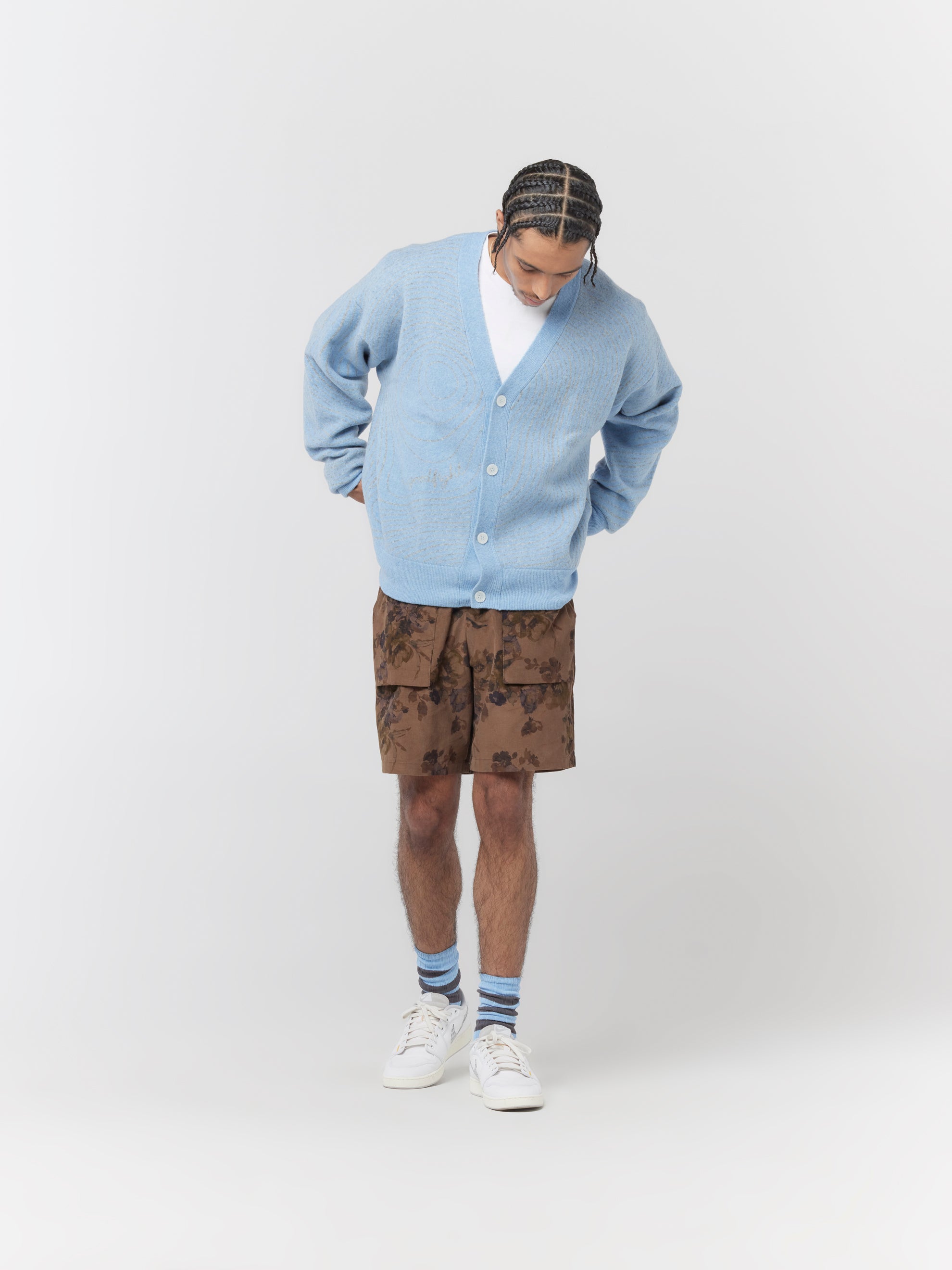 Buy Goodfight Grandpa's Cardigan Shasta (Blue/Grey) Online at