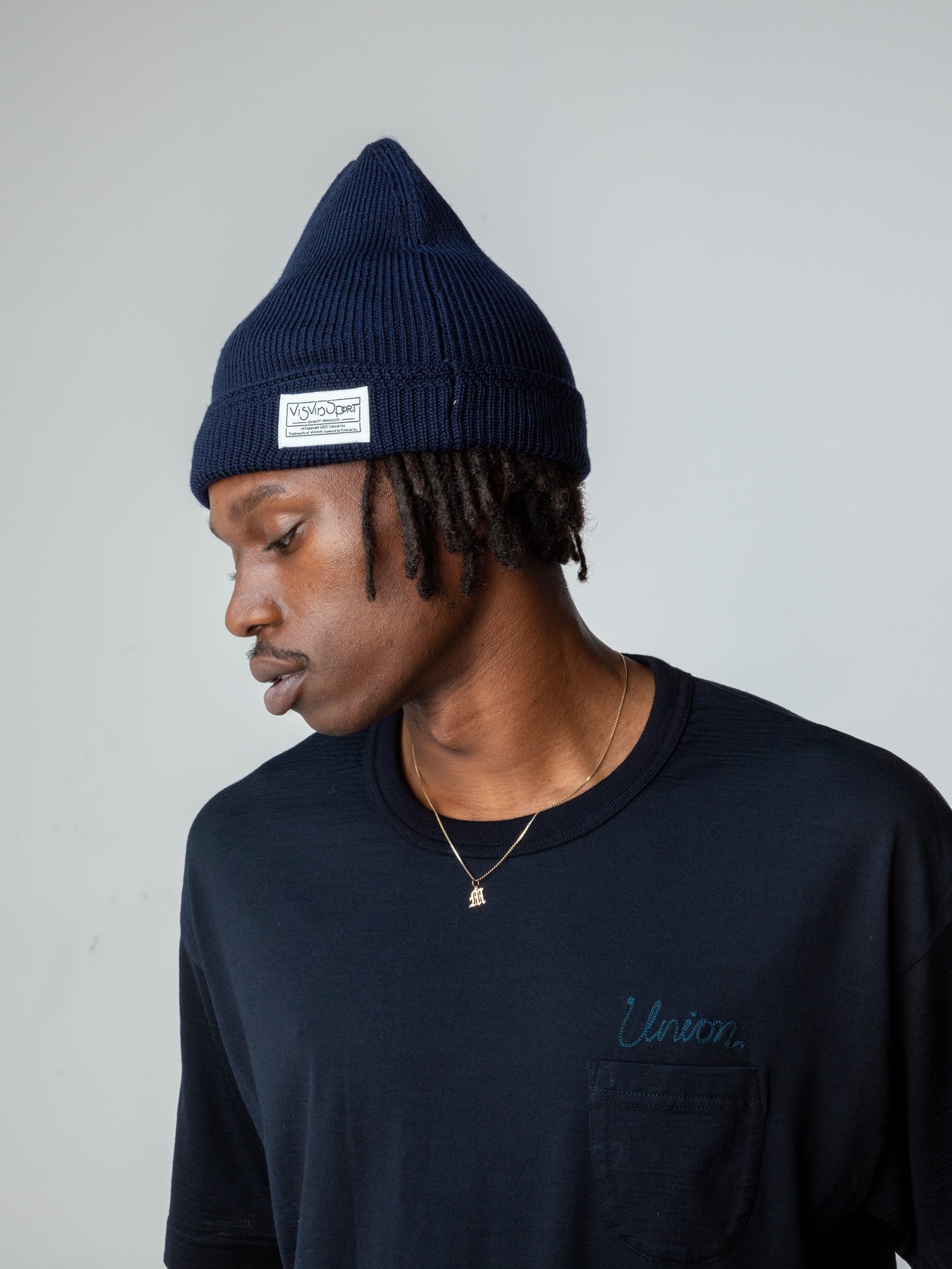 Buy Visvim VS KNIT CAP (Navy) Online at UNION LOS ANGELES