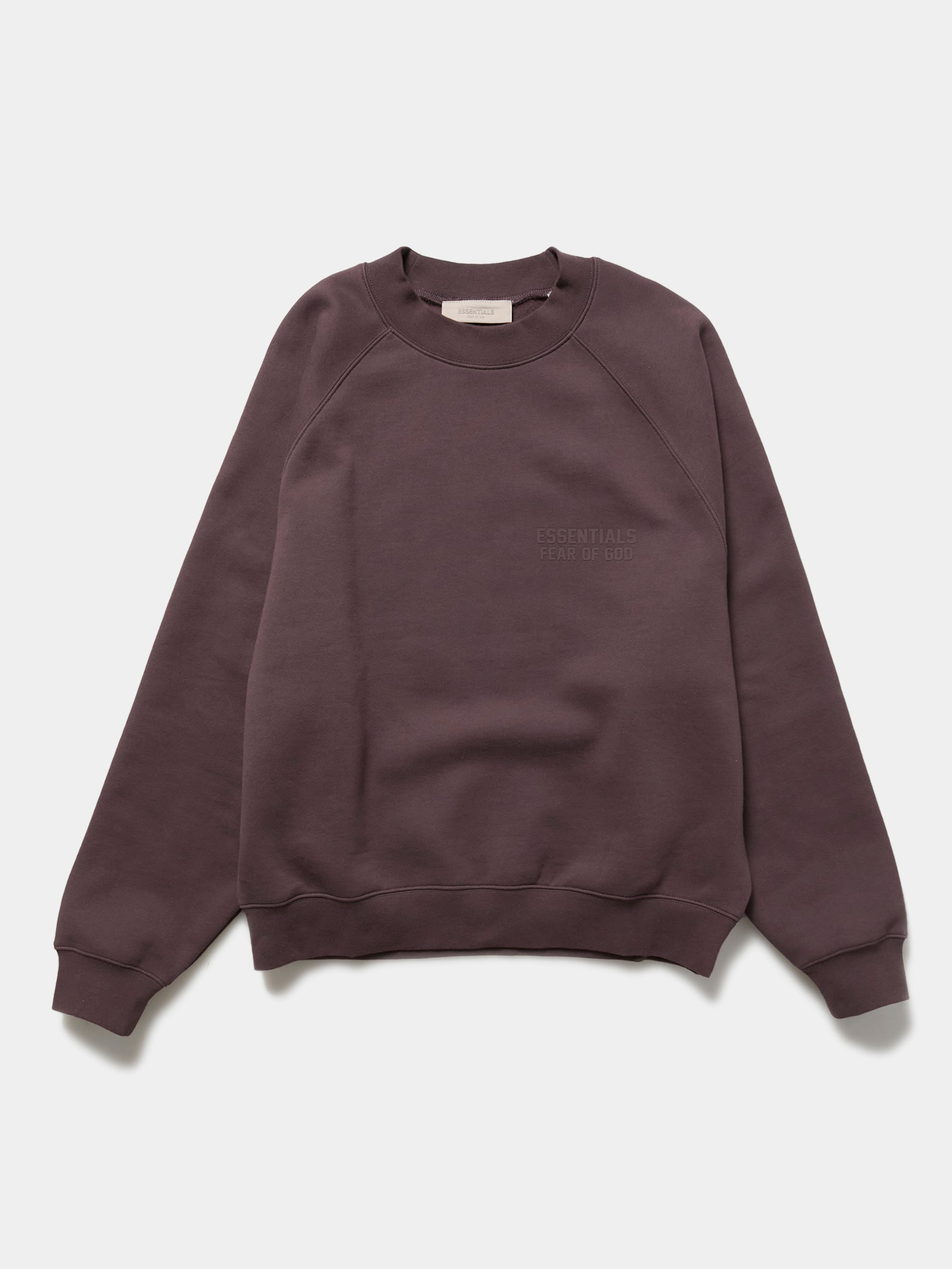 Essentials Crewneck Sweatshirt (Plum)