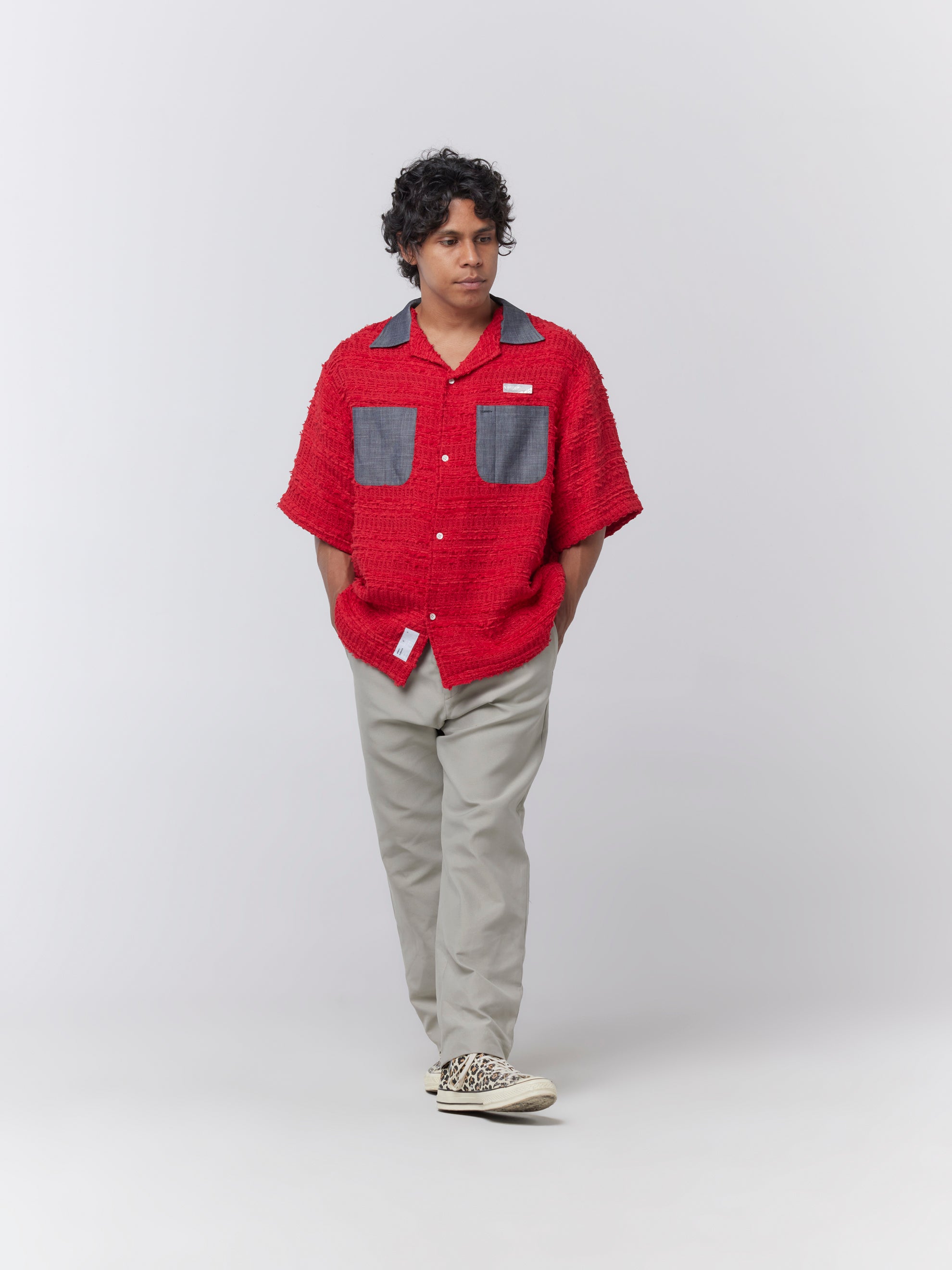 Buy 4s Designs UTILITY SHIRT ( Red) Online at UNION LOS ANGELES