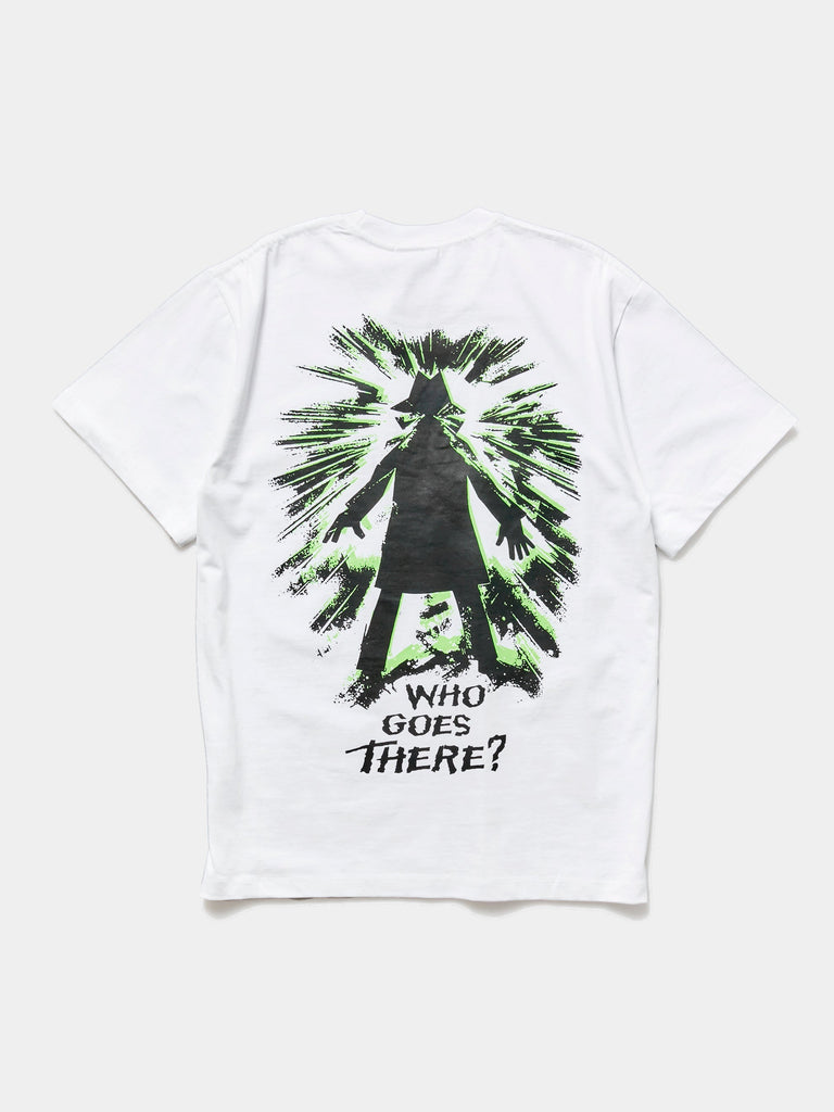 WHO GOES THERE SS TEE (ORGANIC) (White)
