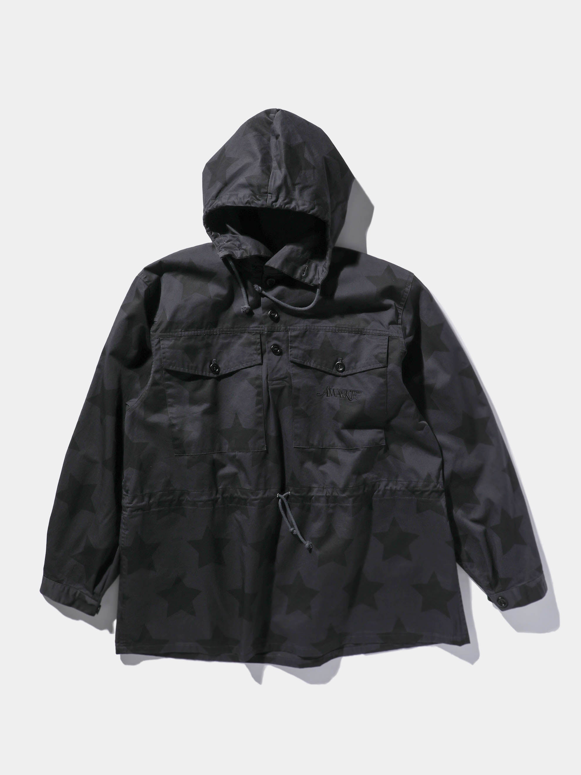 Buy Awake Ny STARS ANORAK (Charcoal/Black) Online at UNION LOS ANGELES